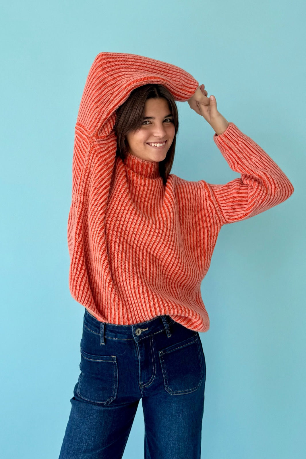 Rita Orange and Coral Jersey