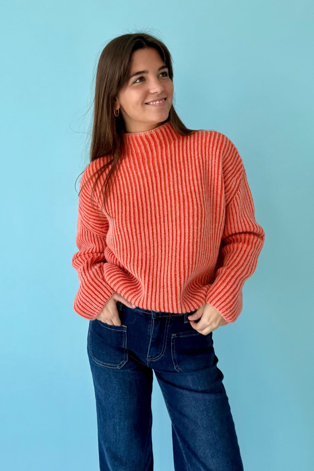 Rita Orange and Coral Jersey