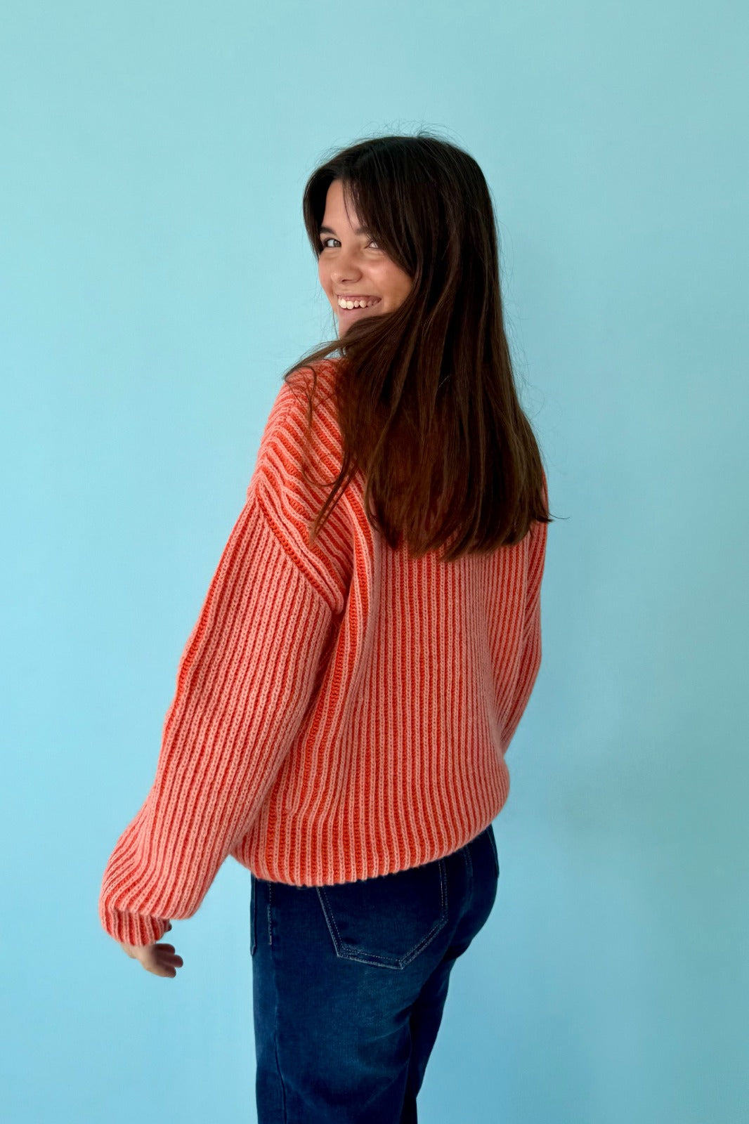 Rita Orange and Coral Jersey
