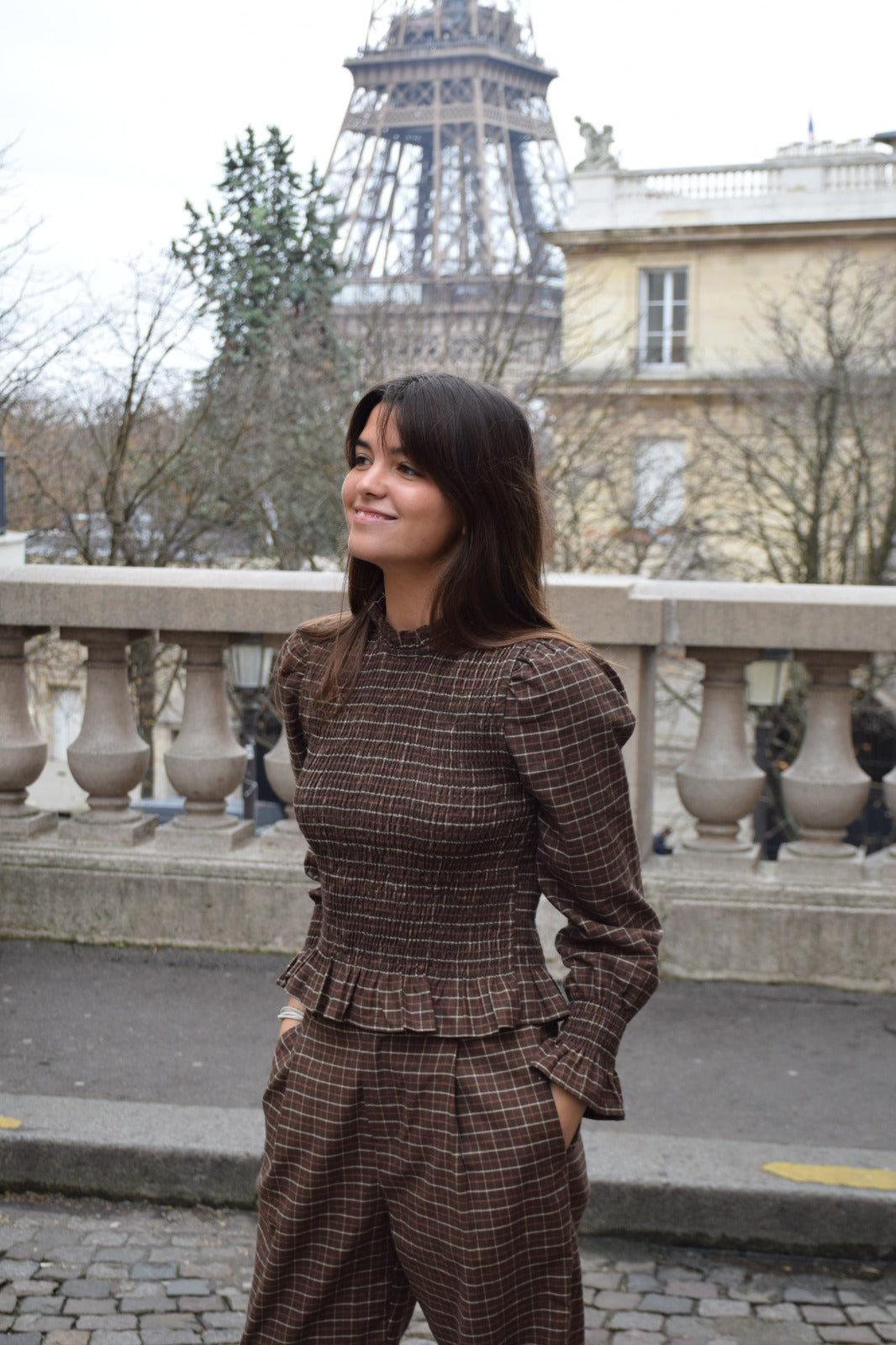 Blusa Chía Alia Marrón