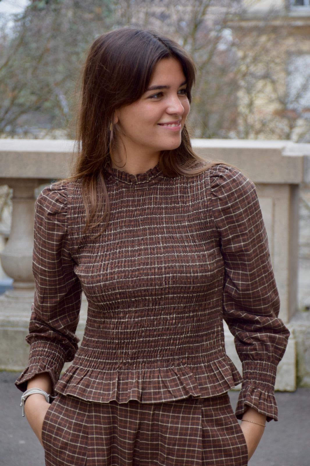 Blusa Chía Alia Marrón