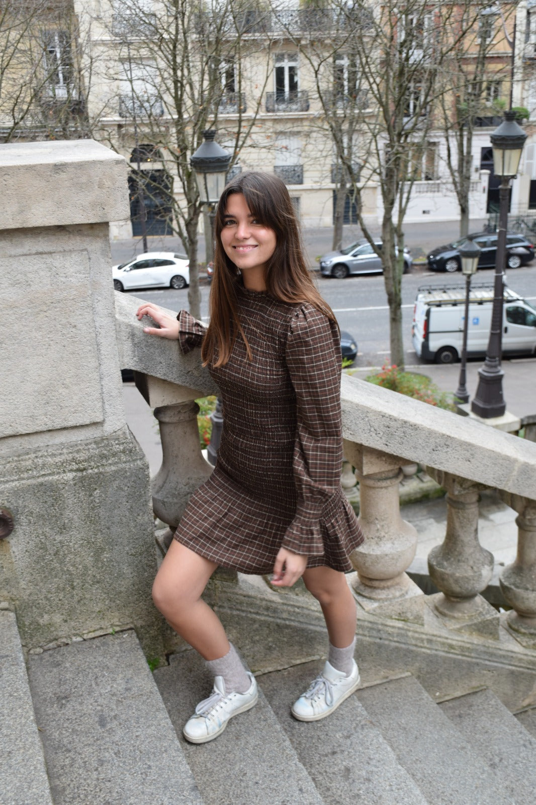 Vestido Chía Marrón