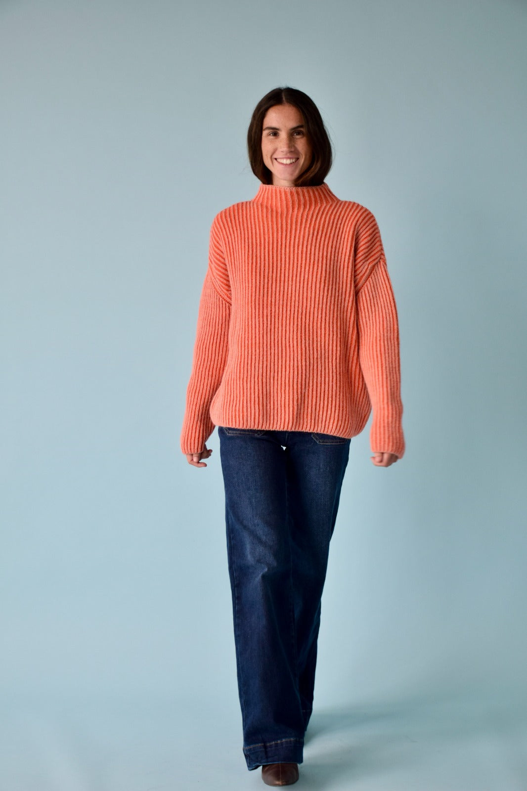 Jersey Rita Naranja y Coral