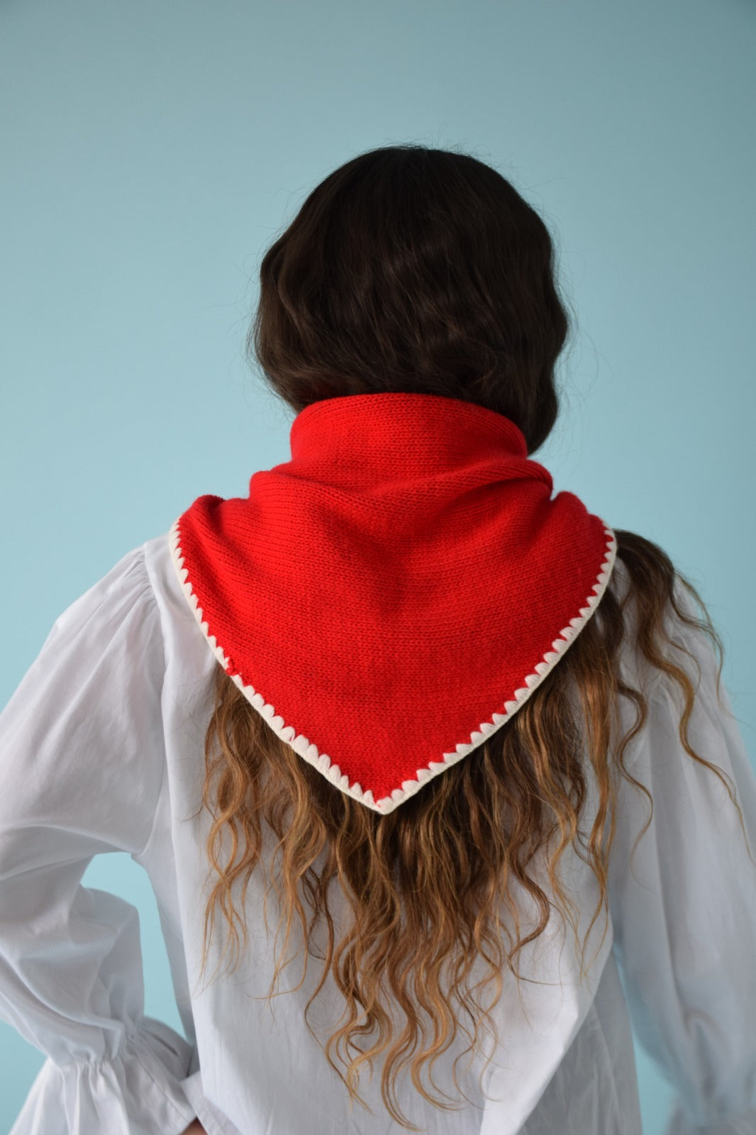 Bandana Punto Rojo y Blanco