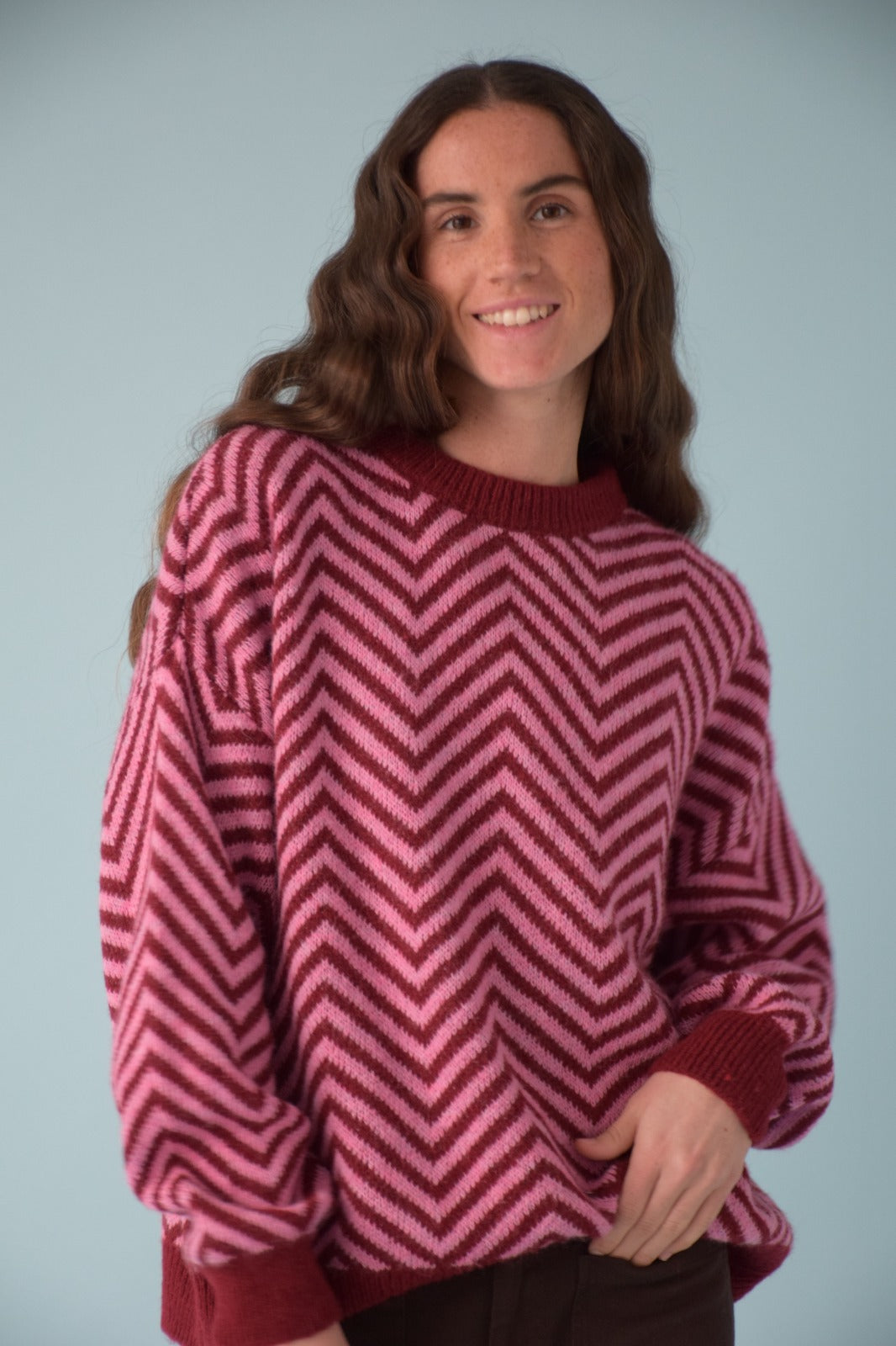 Jersey Leonor Burgundy y Rosa