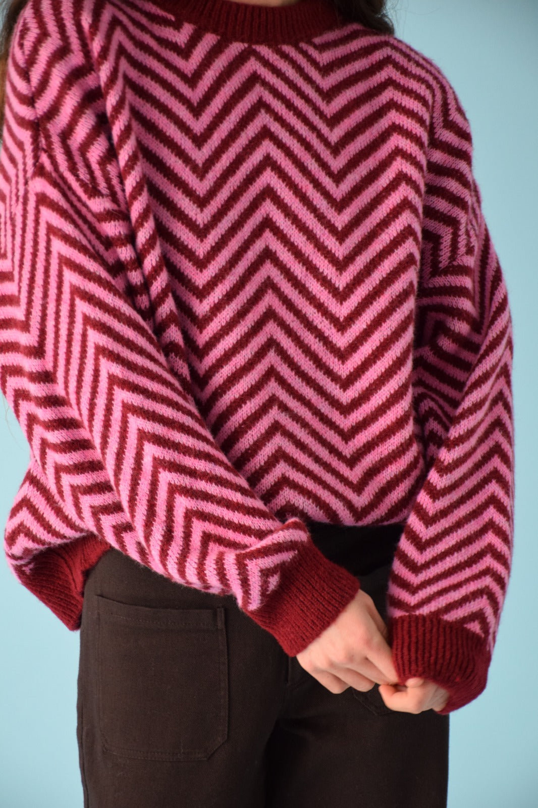 Jersey Leonor Burgundy y Rosa