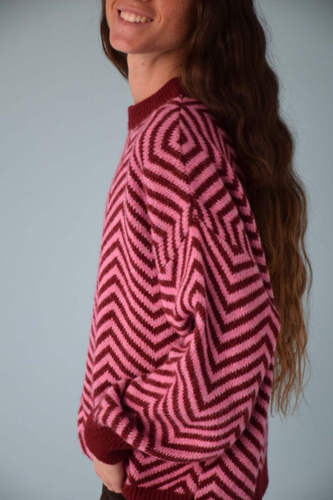 Jersey Leonor Burgundy y Rosa