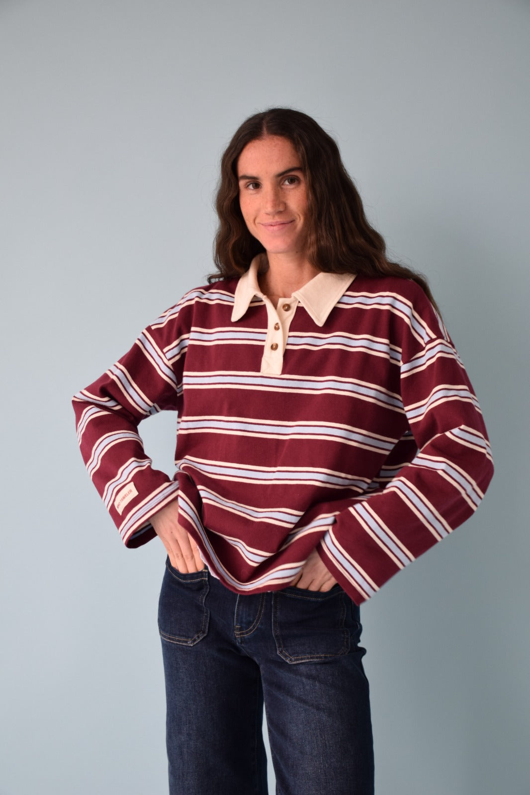 Polera Filipa Burgundy