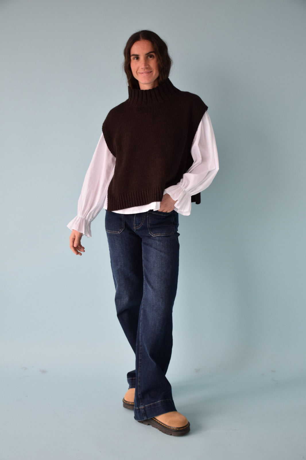 Chaleco Julieta Marrón