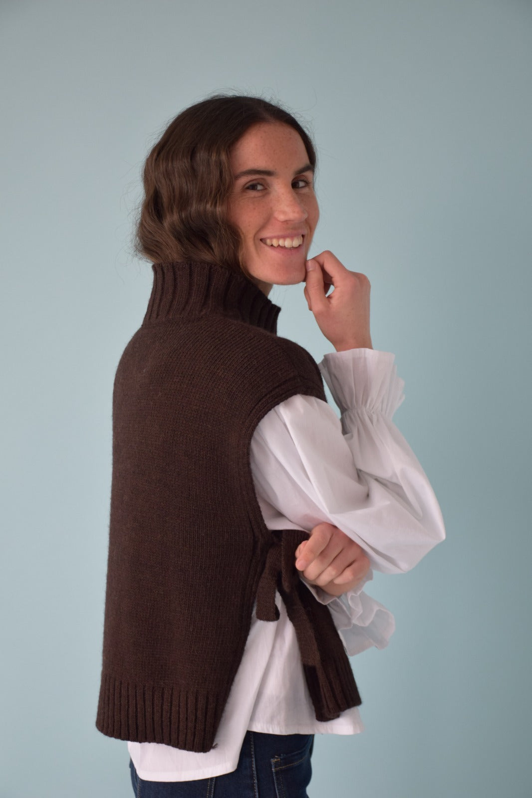 Chaleco Julieta Marrón