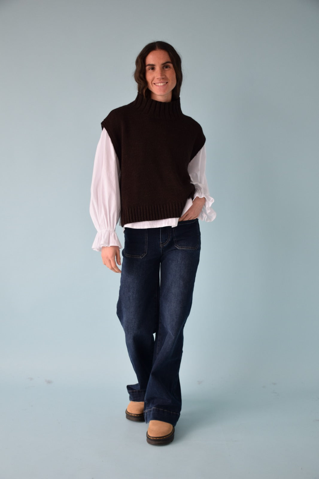 Chaleco Julieta Marrón