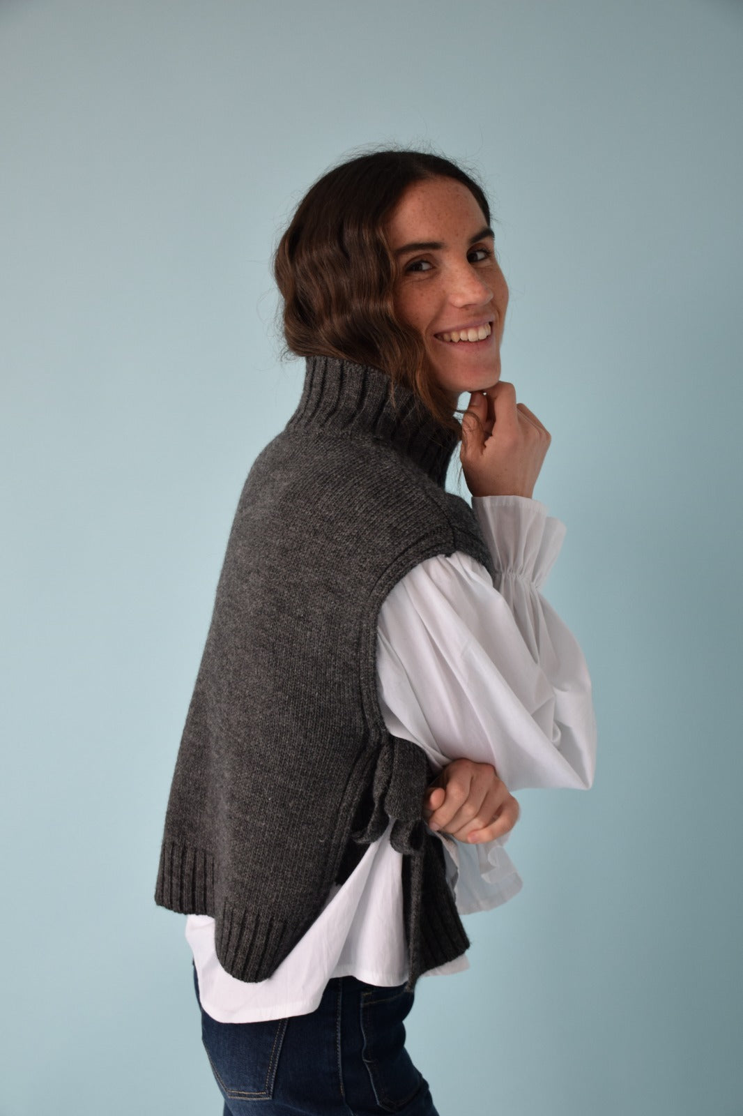 Chaleco Julieta Gris