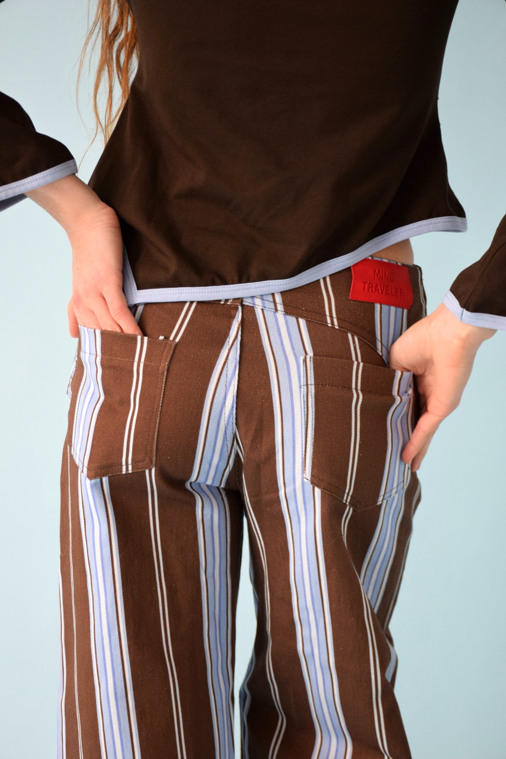 Jeans Tere Blue and Brown