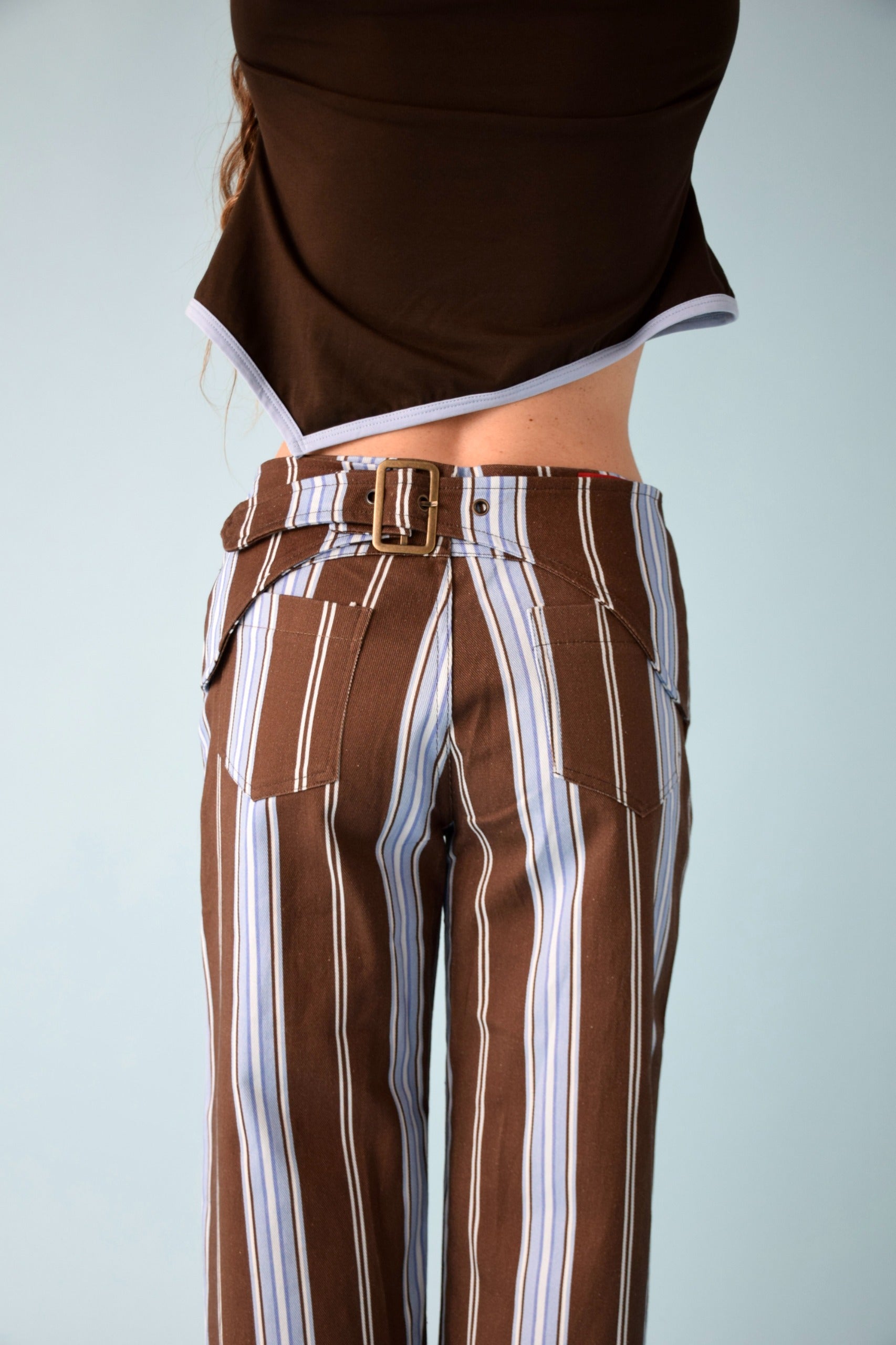 Jeans Tere Blue and Brown