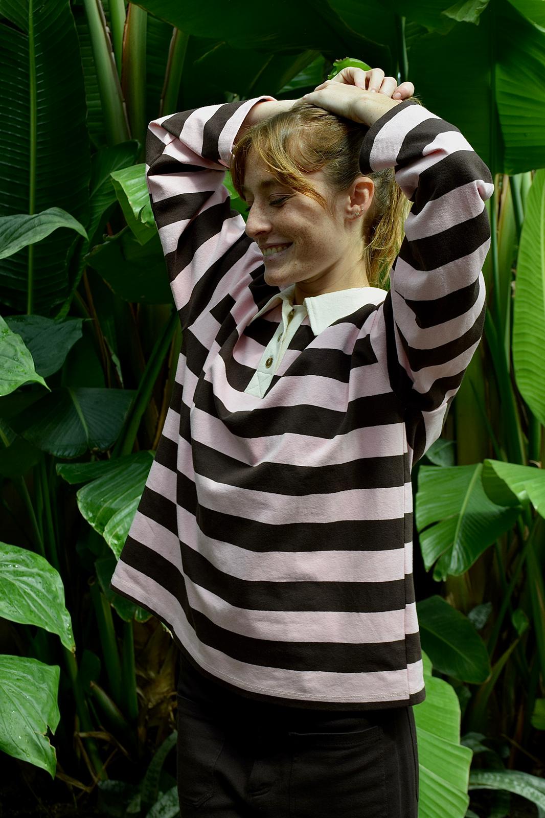 Filipa Brown and Pink T-shirt