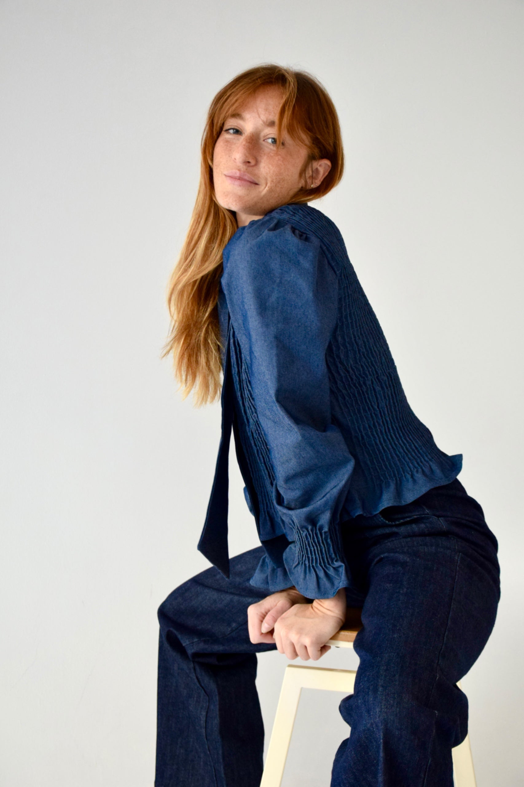Blusa Chía Lazo Denim