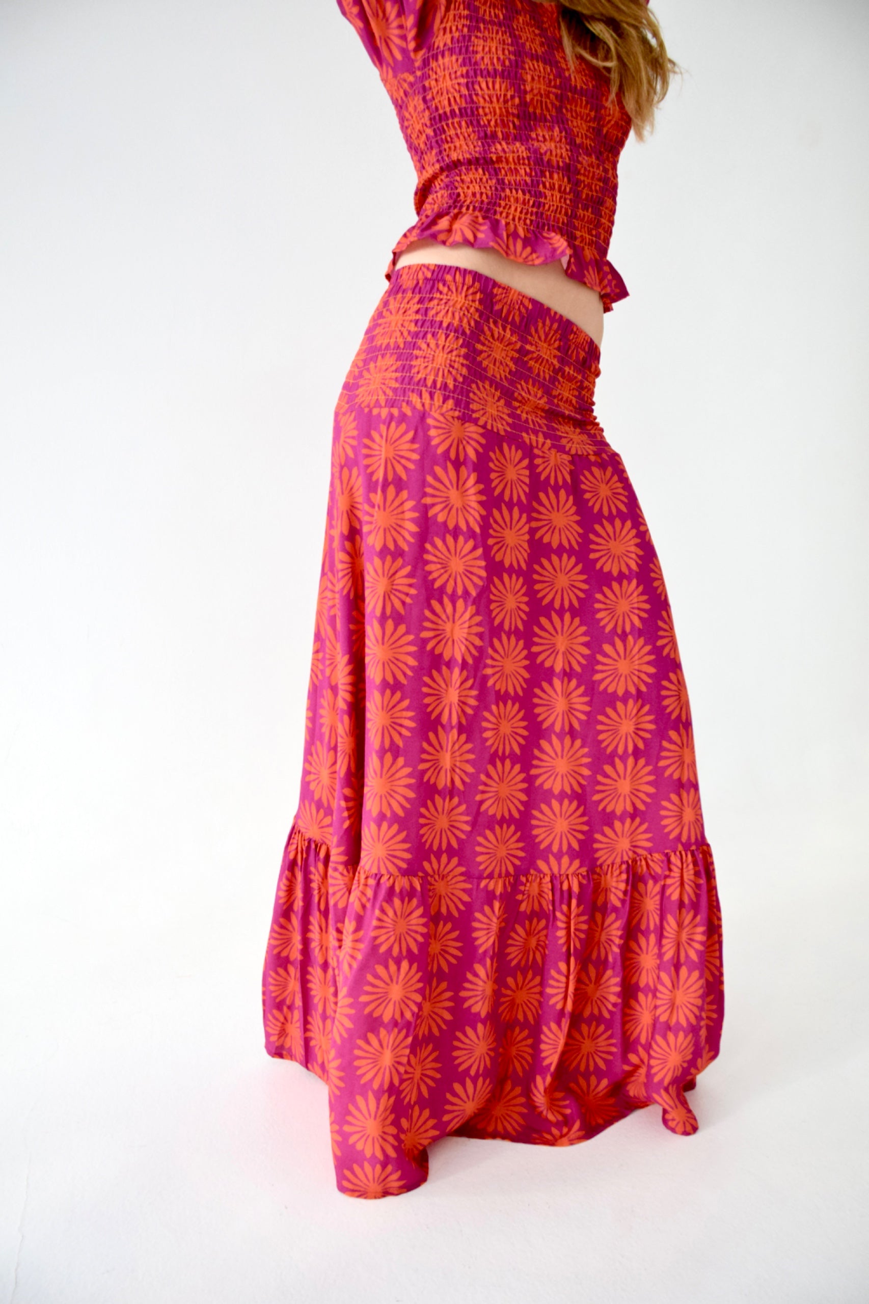 Casiopea Red and Orange Skirt