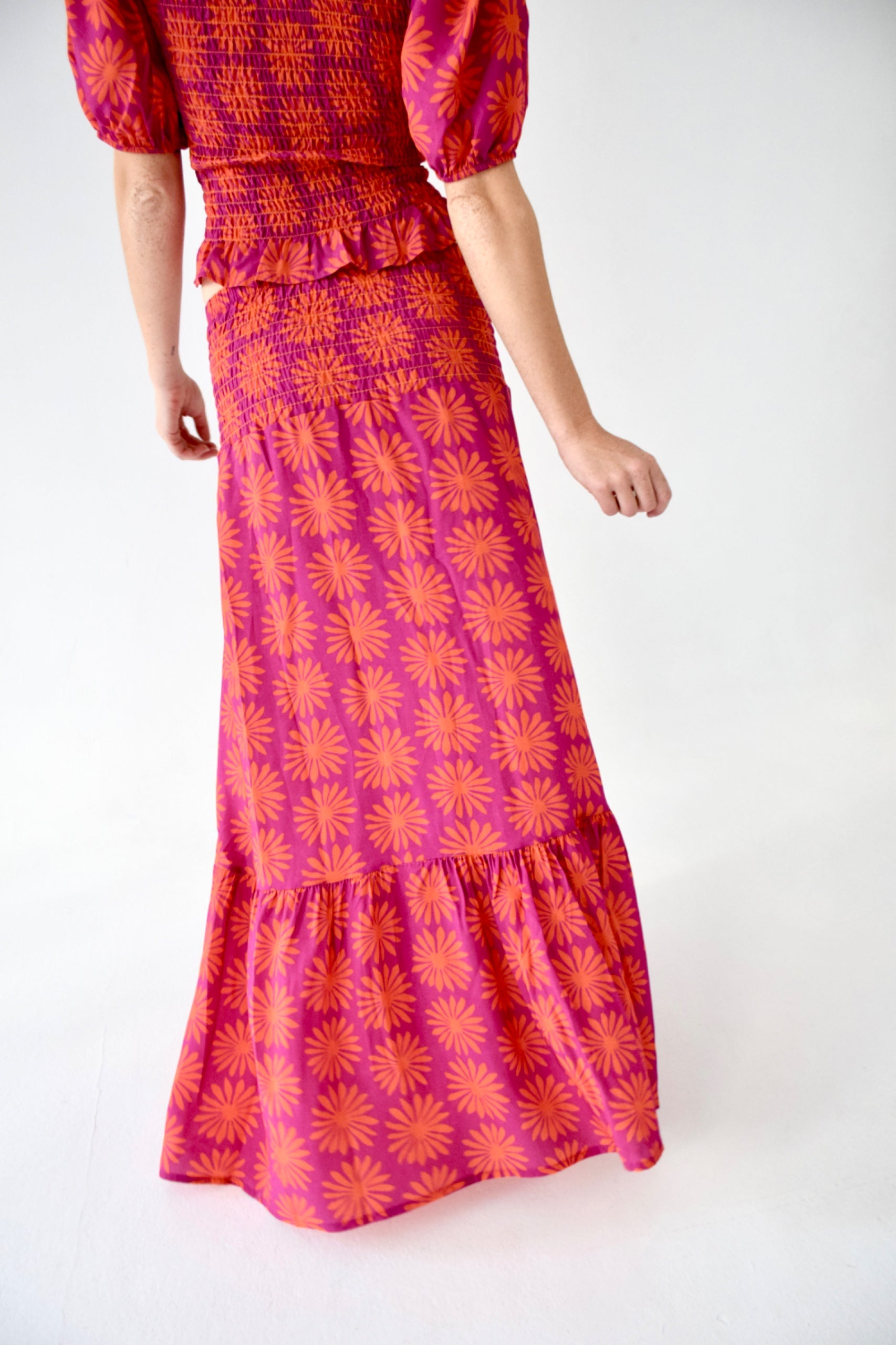 Casiopea Red and Orange Skirt