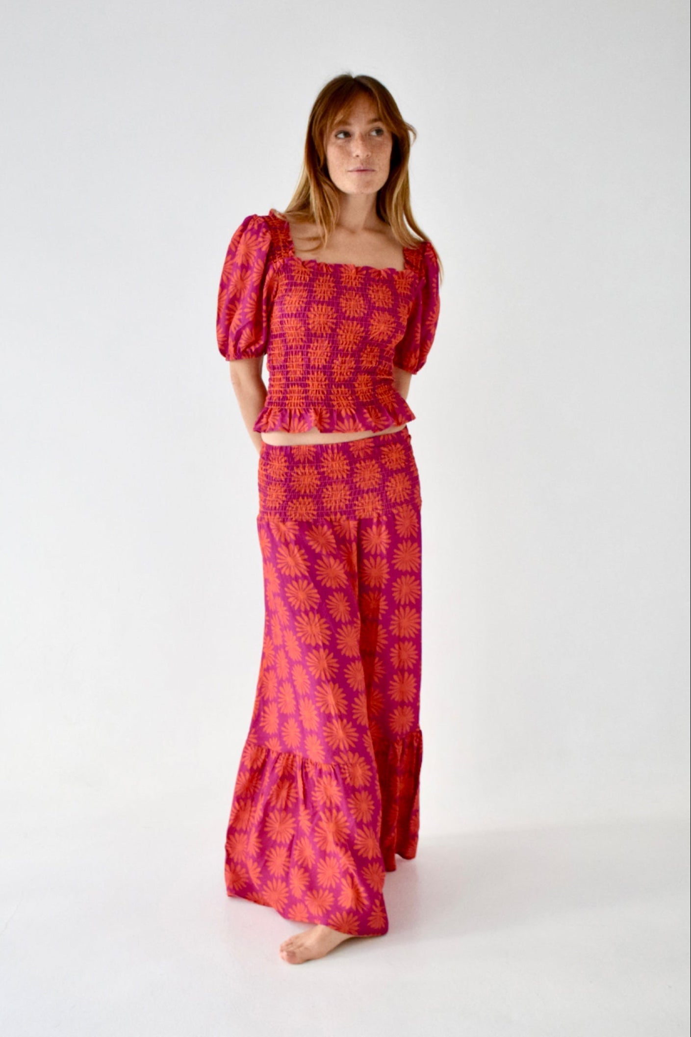 Casiopea Red and Orange Skirt