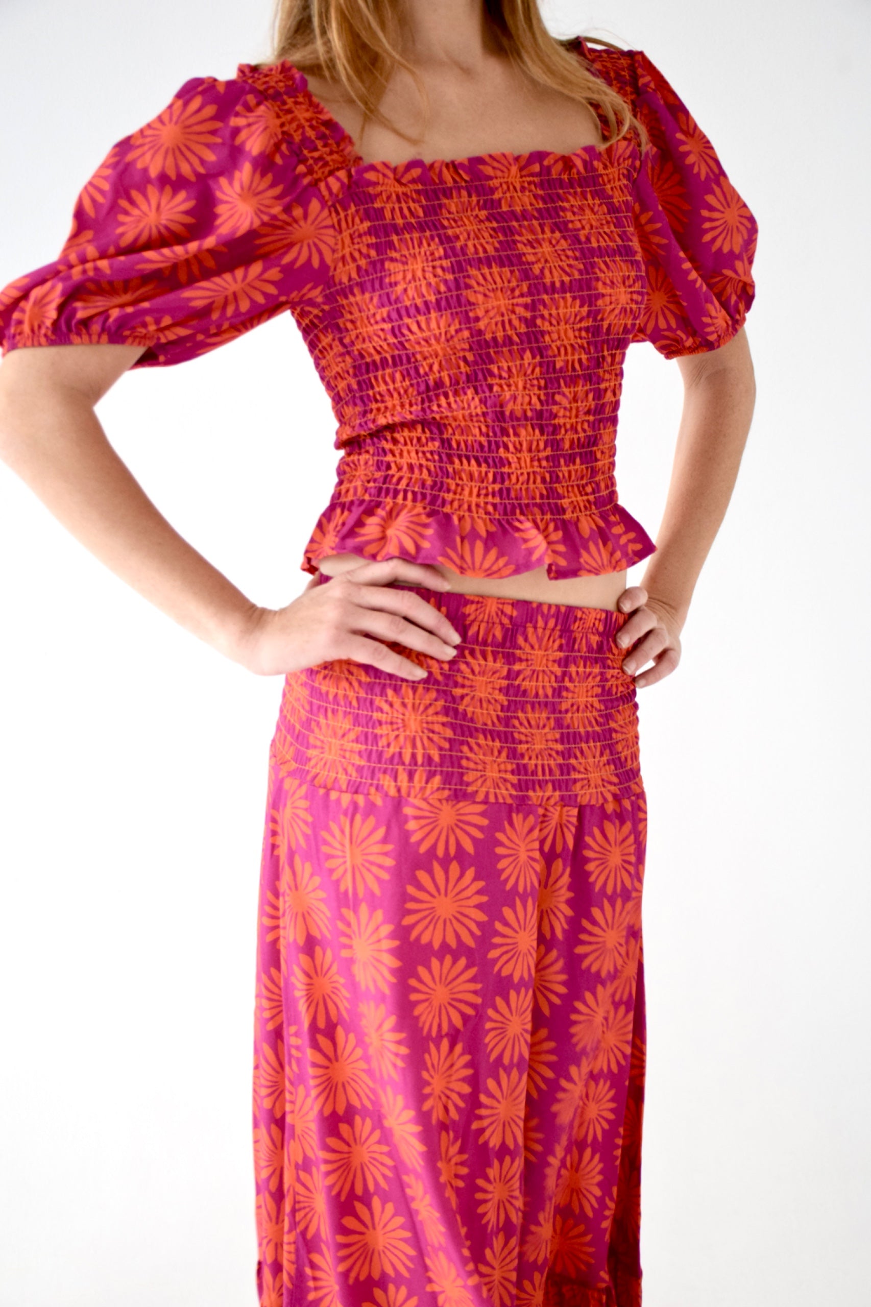 Casiopea Red and Orange Skirt