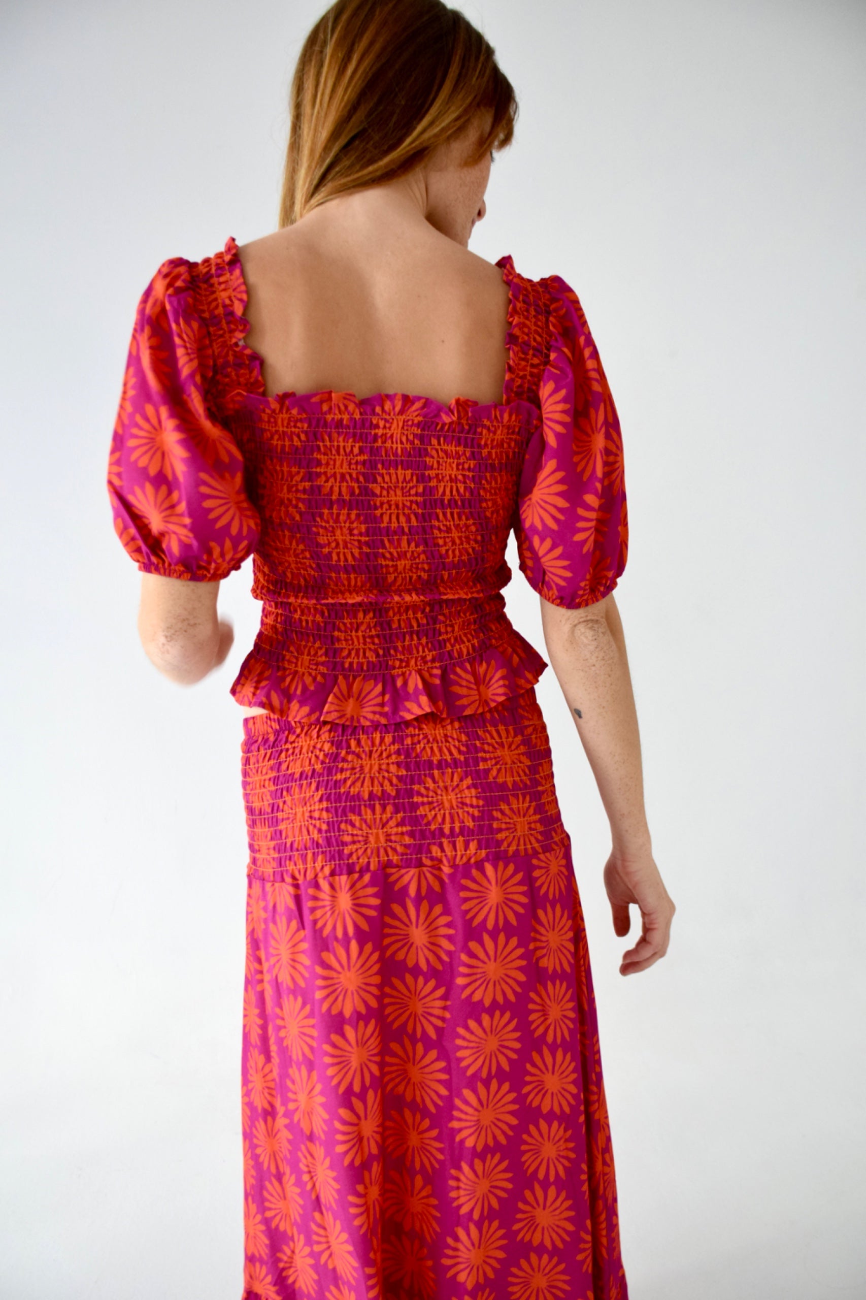 Casiopea Red and Orange Skirt