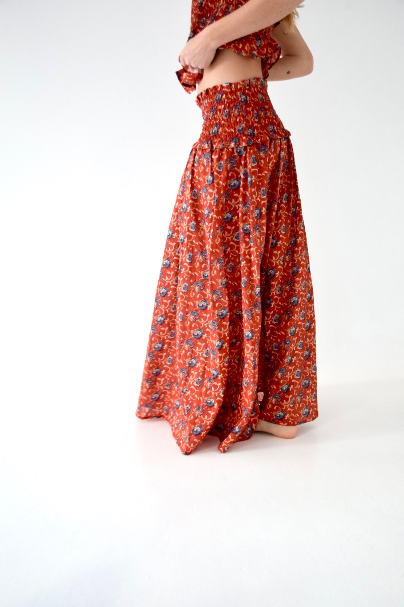 Skirt Bruna Red Lily