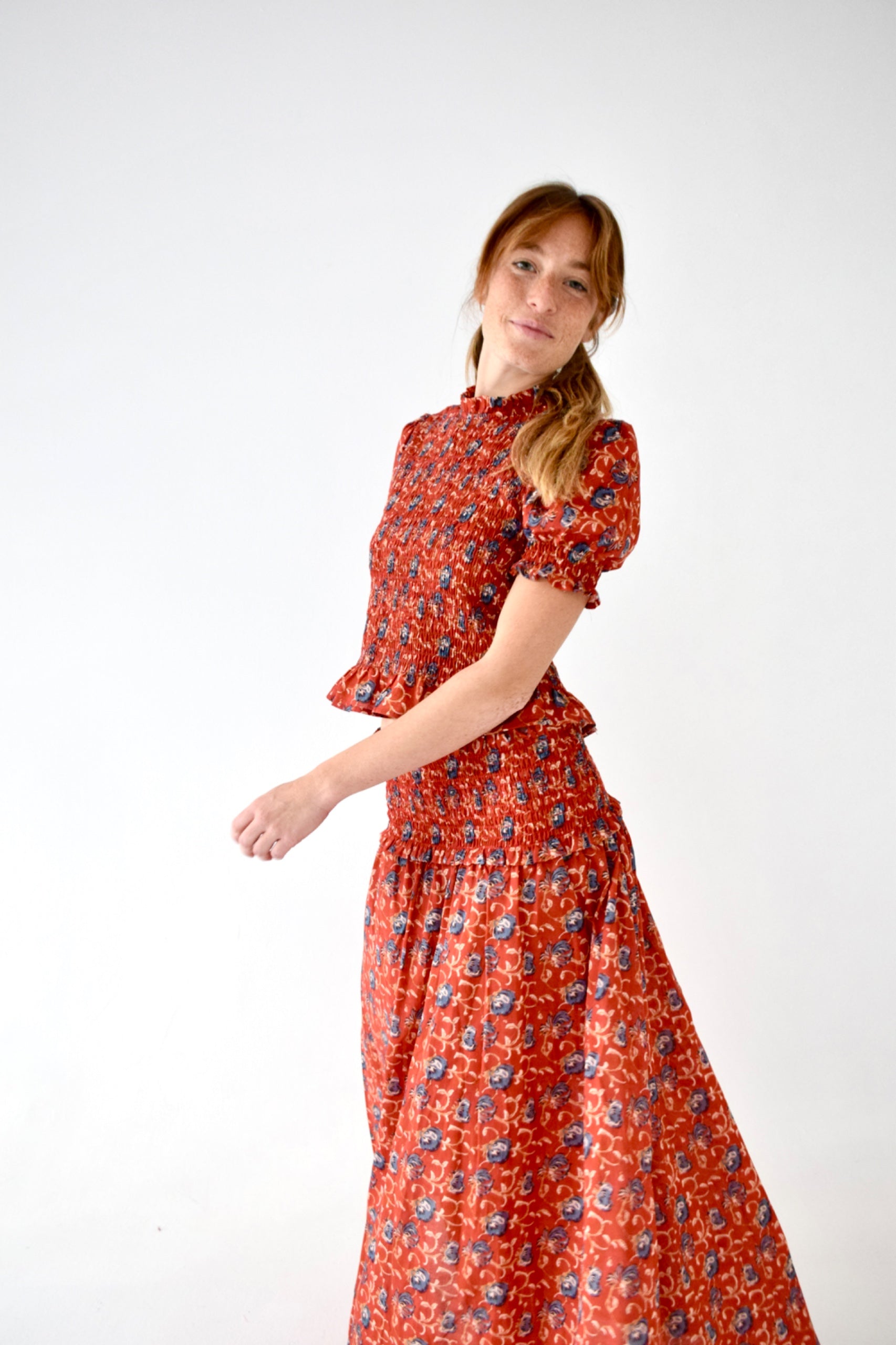 Skirt Bruna Red Lily