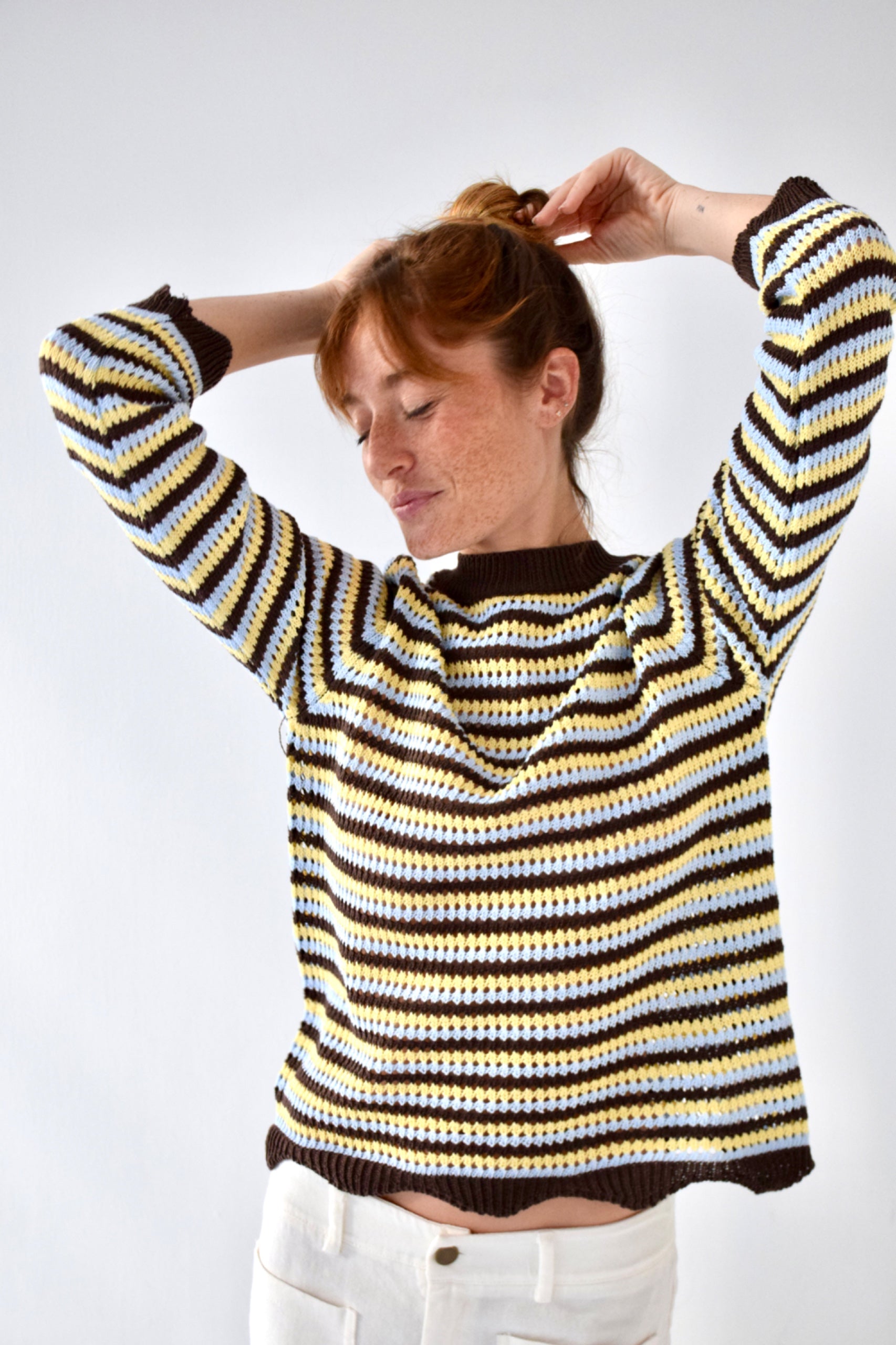 Jersey Violeta Marrón