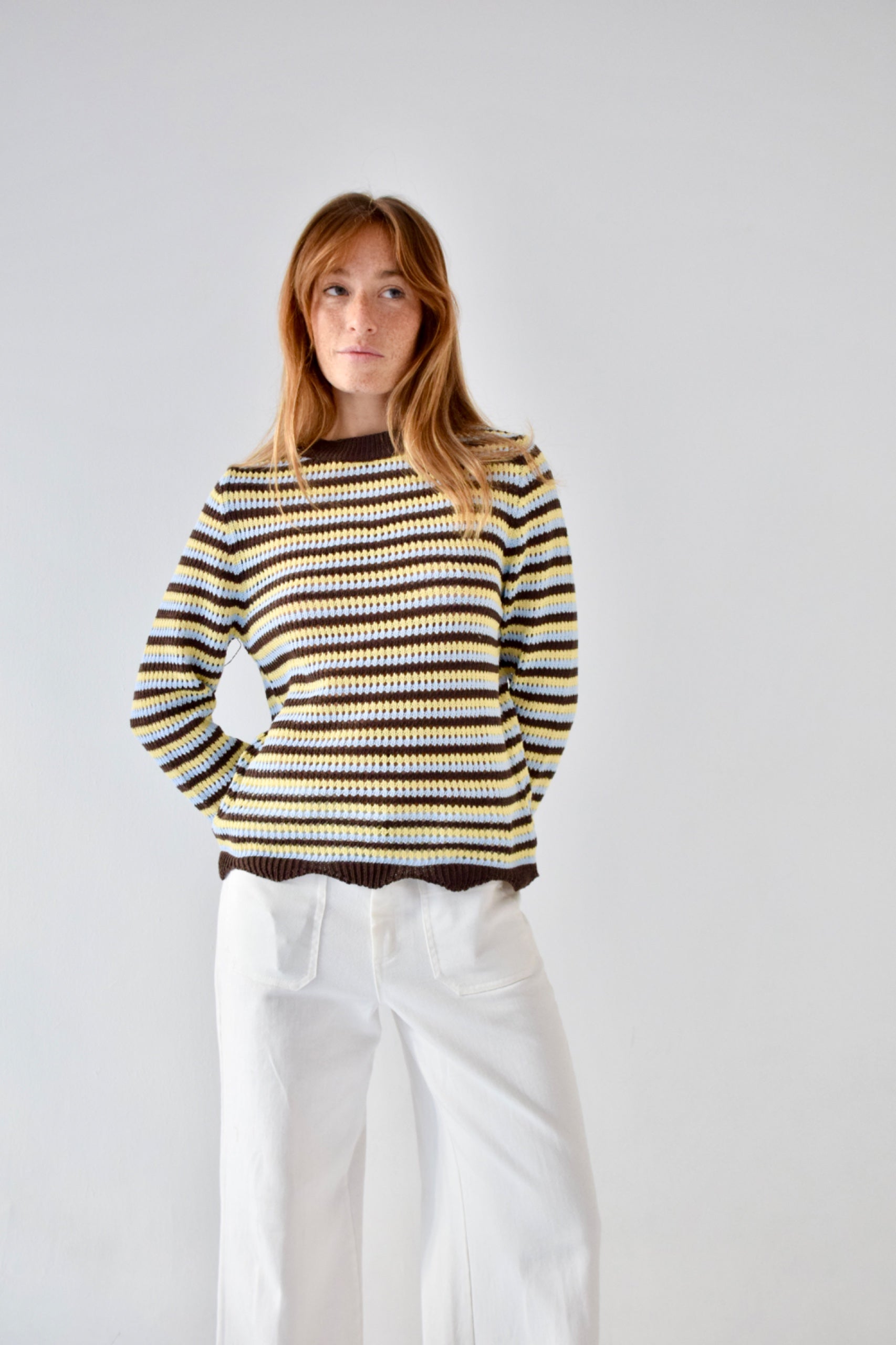 Jersey Violeta Marrón