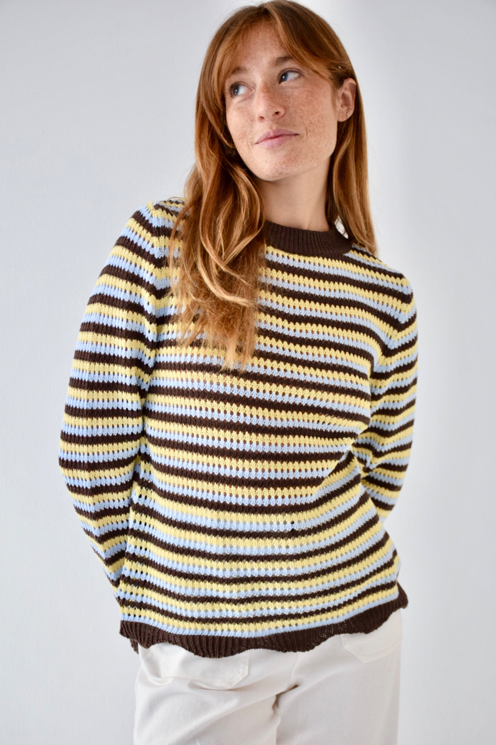 Jersey Violeta Marrón