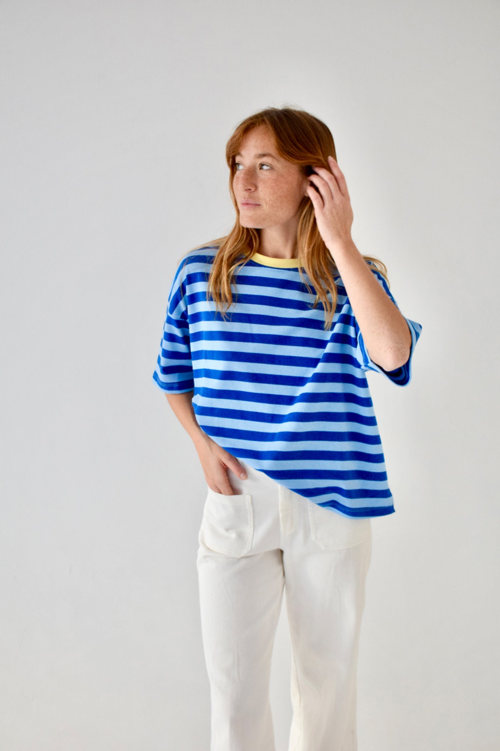 Nunu Light Blue and Blue T-Shirt