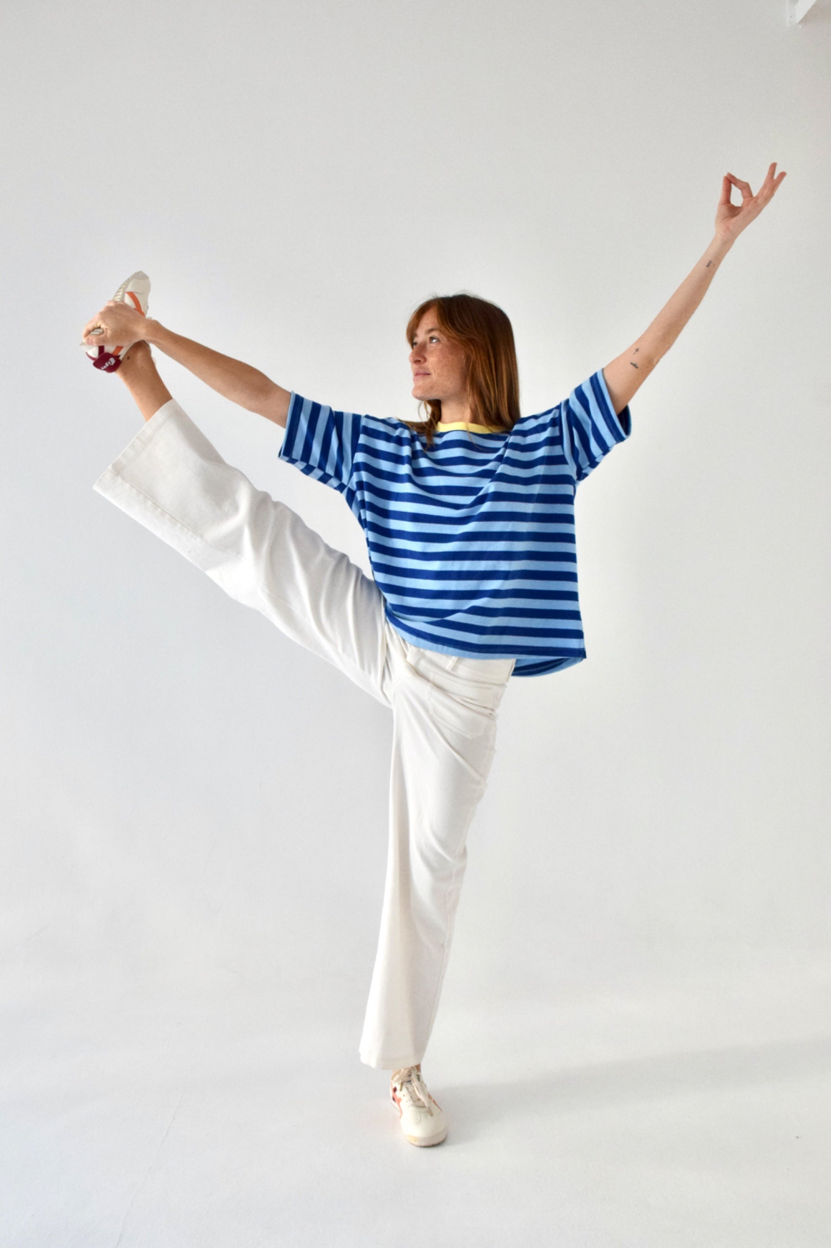 Nunu Light Blue and Blue T-Shirt