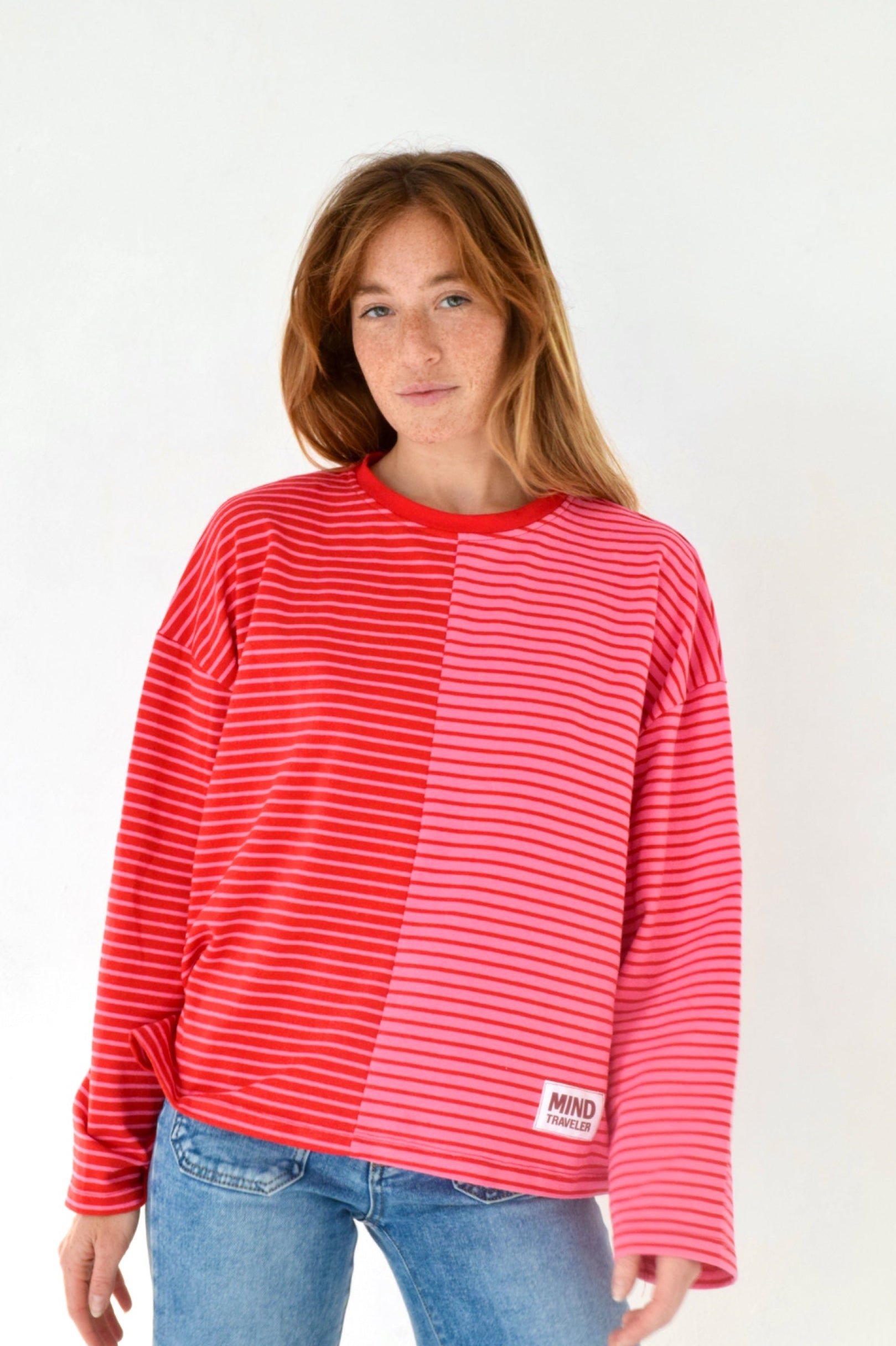 Mariona Red and Pink T-shirt