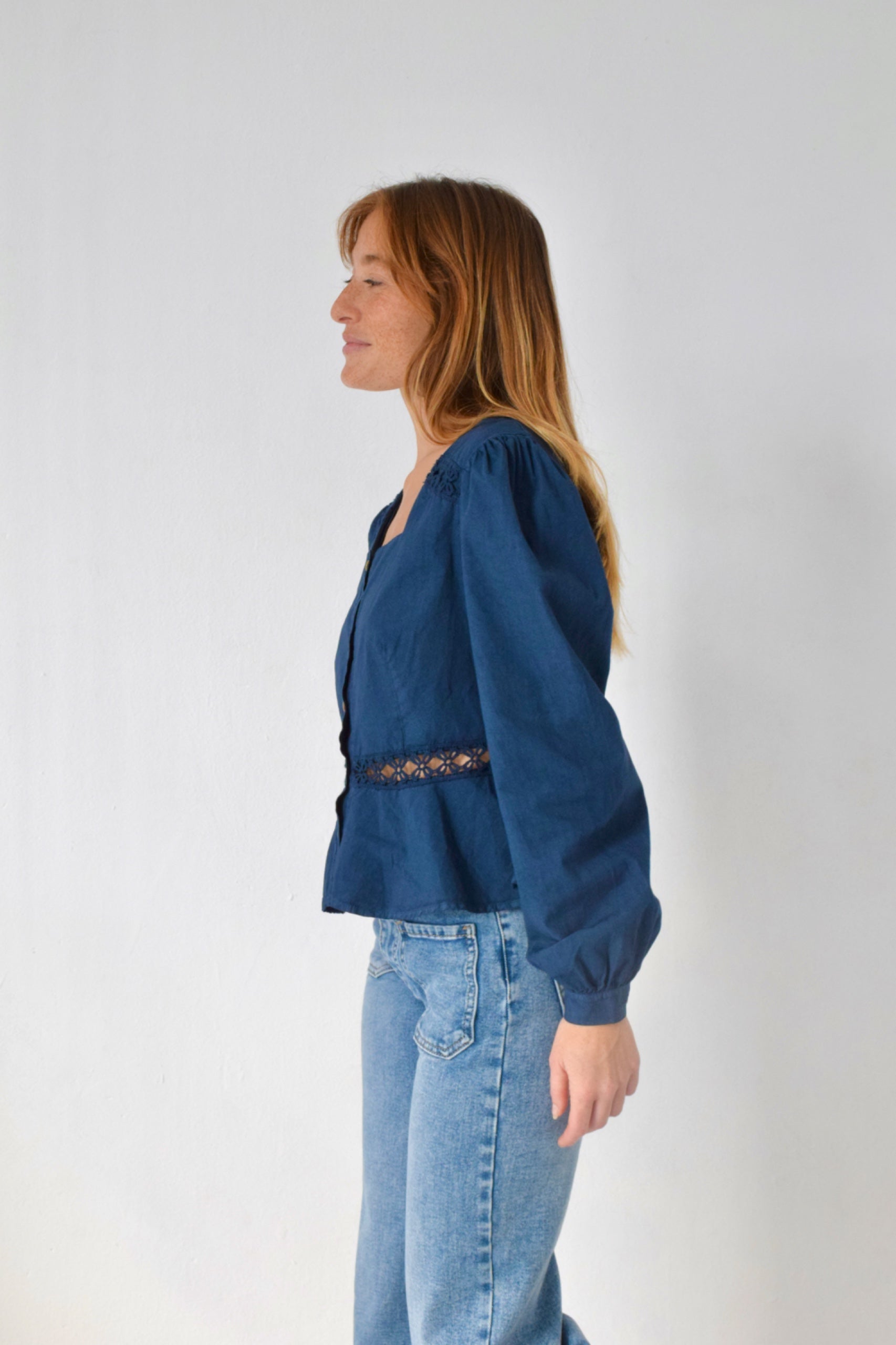 Blusa Roma Marino