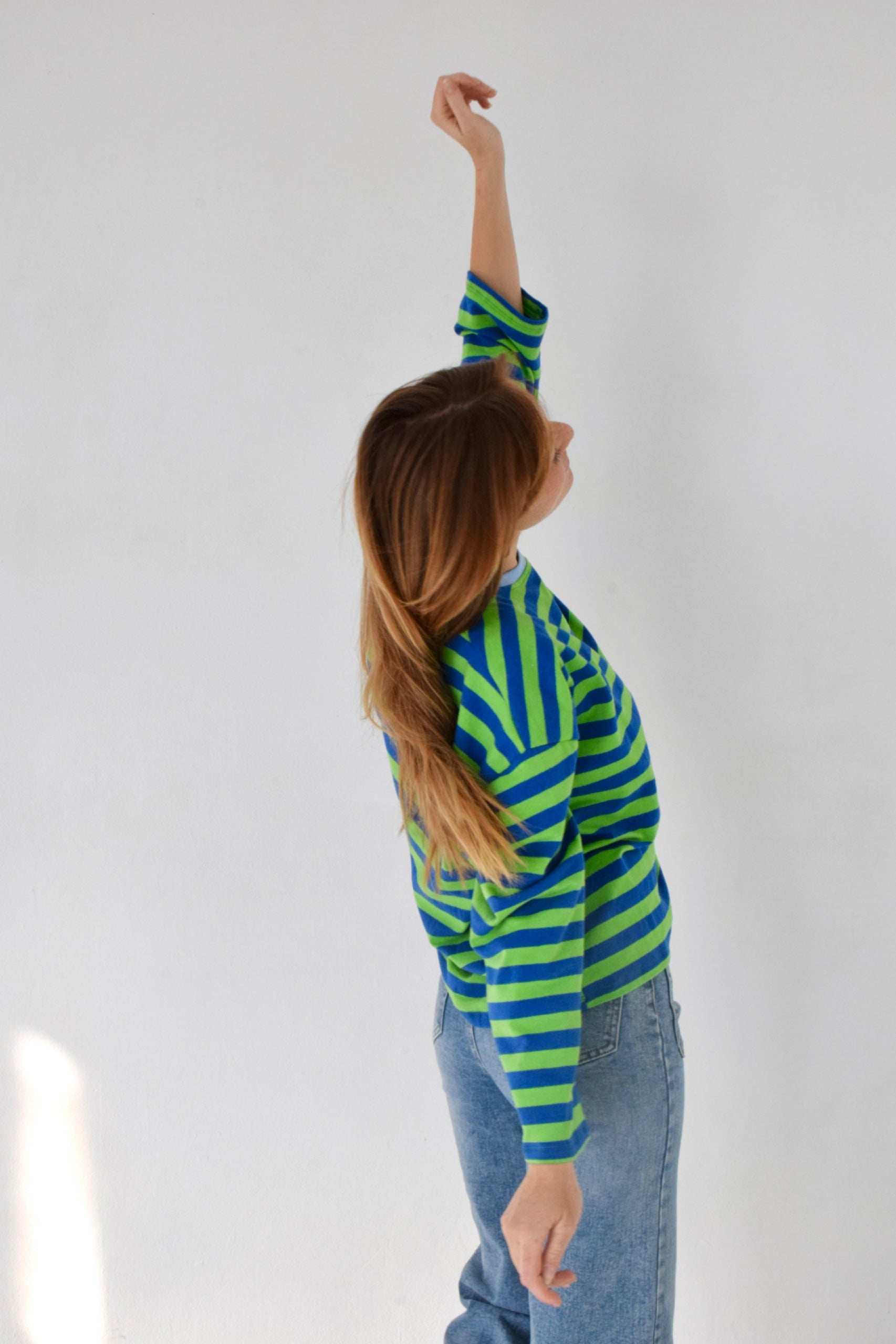 Núria Green and Navy T-shirt