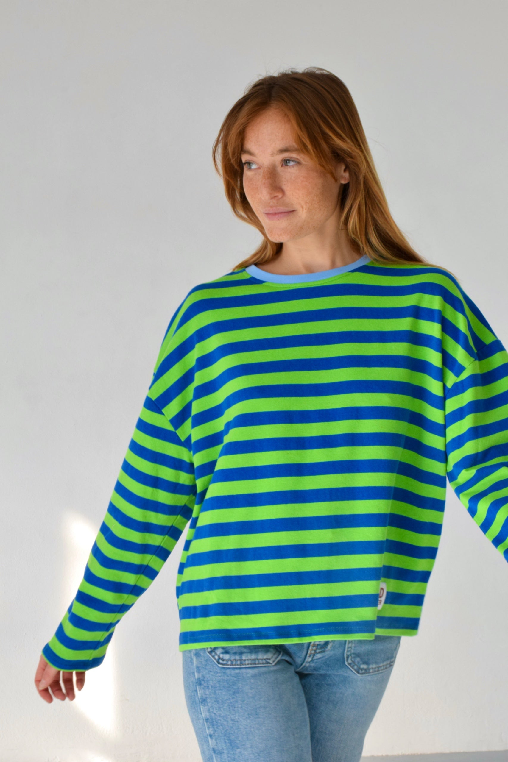 Núria Green and Navy T-shirt
