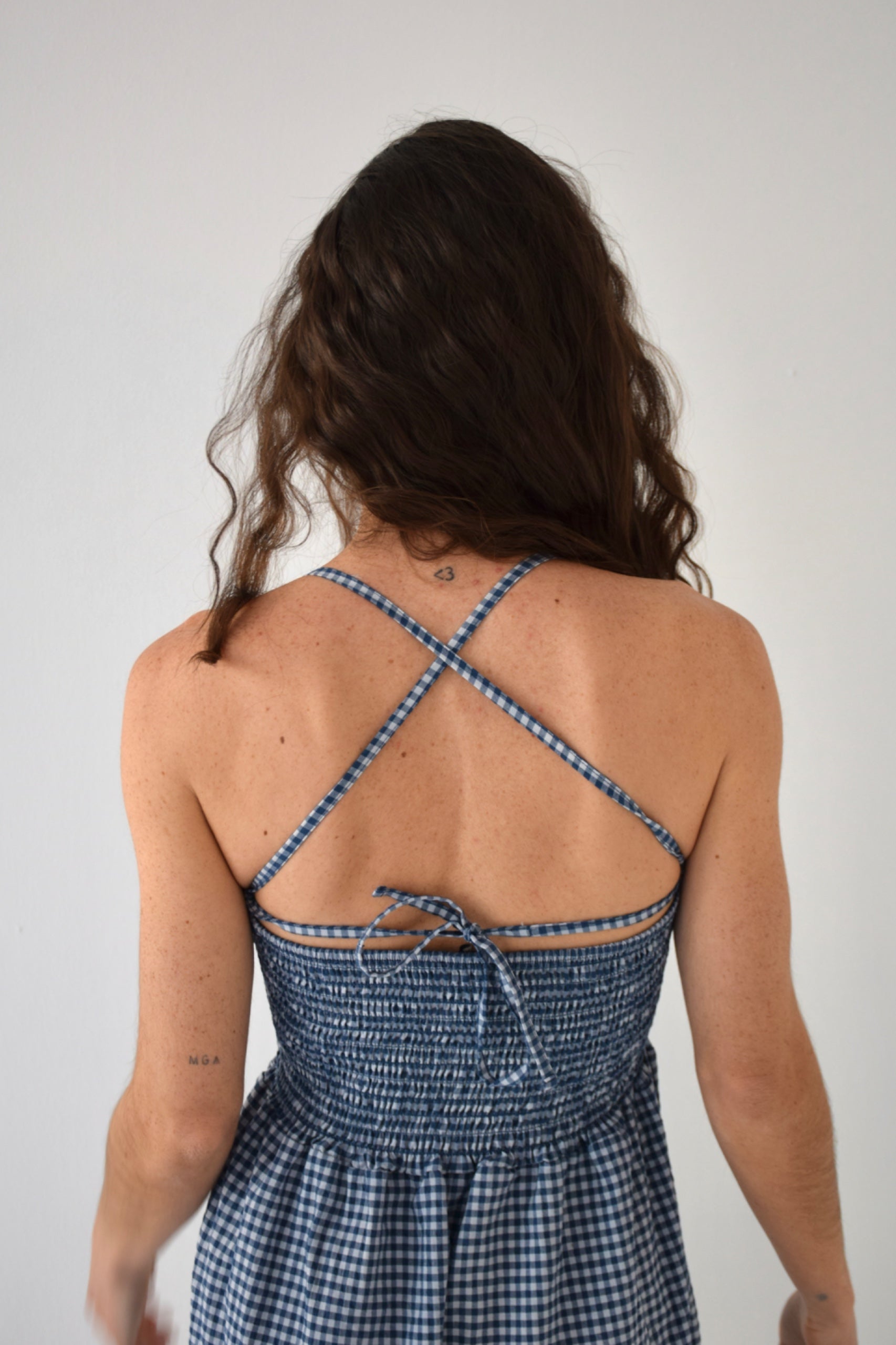 Vestido Gina Vichy Marino