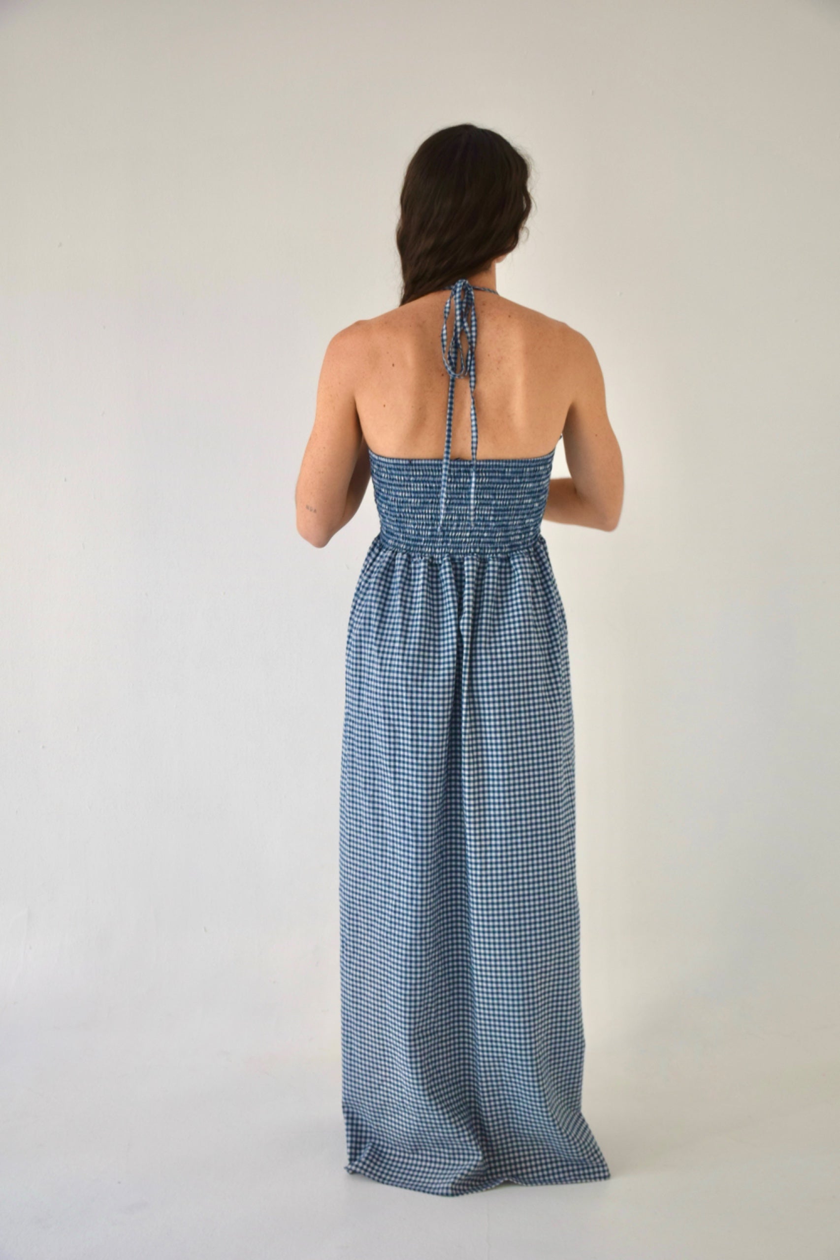 Vestido Gina Vichy Marino