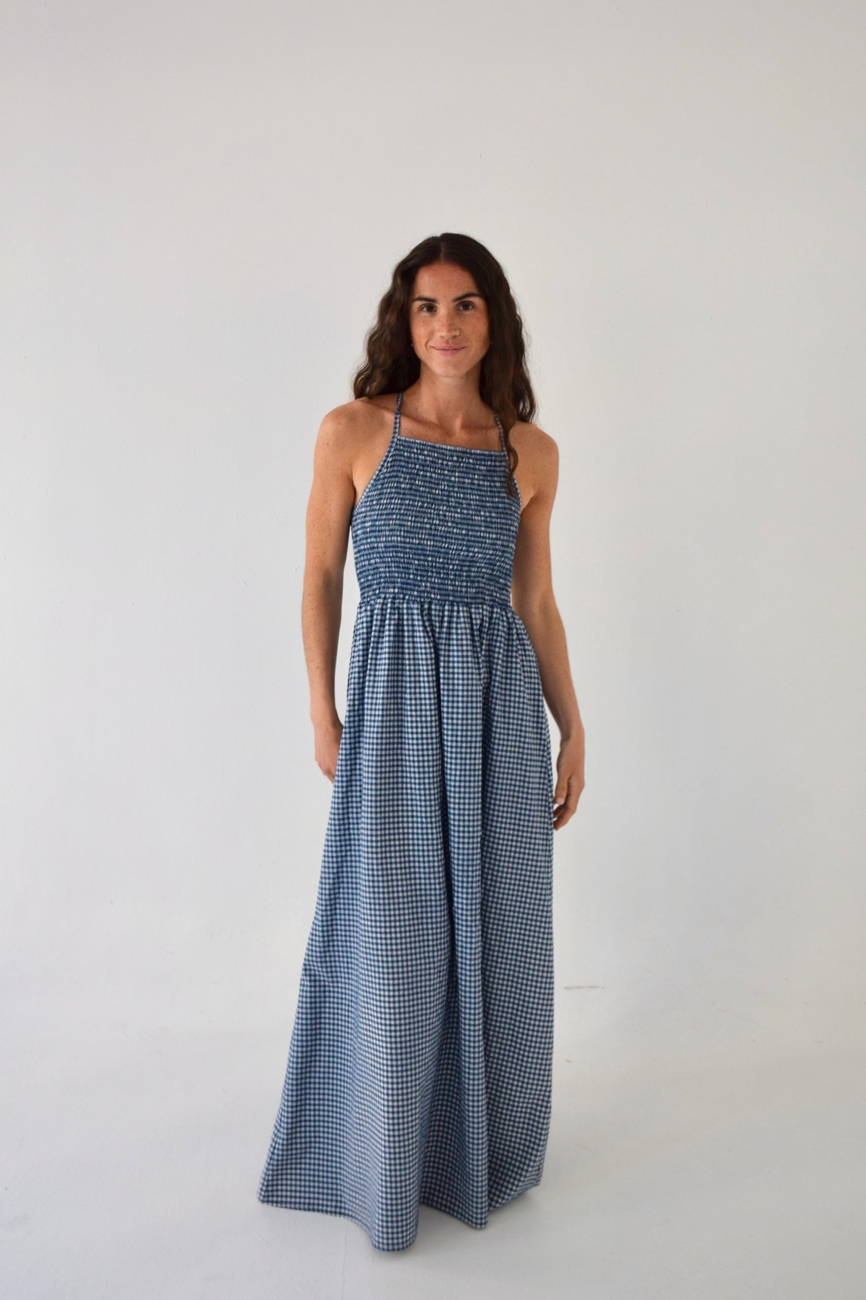 Vestido Gina Vichy Marino