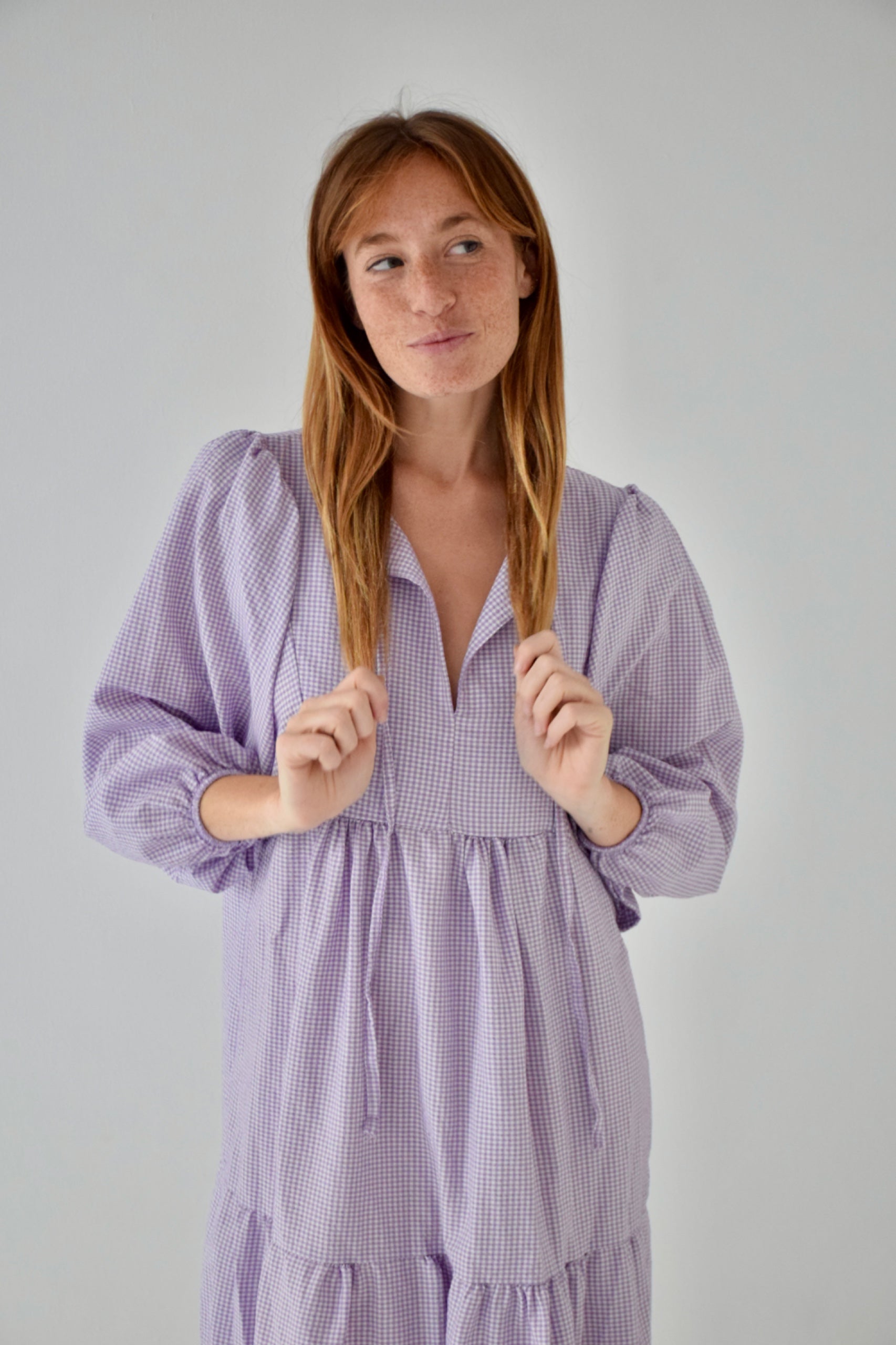 Gabriela Violet Dress