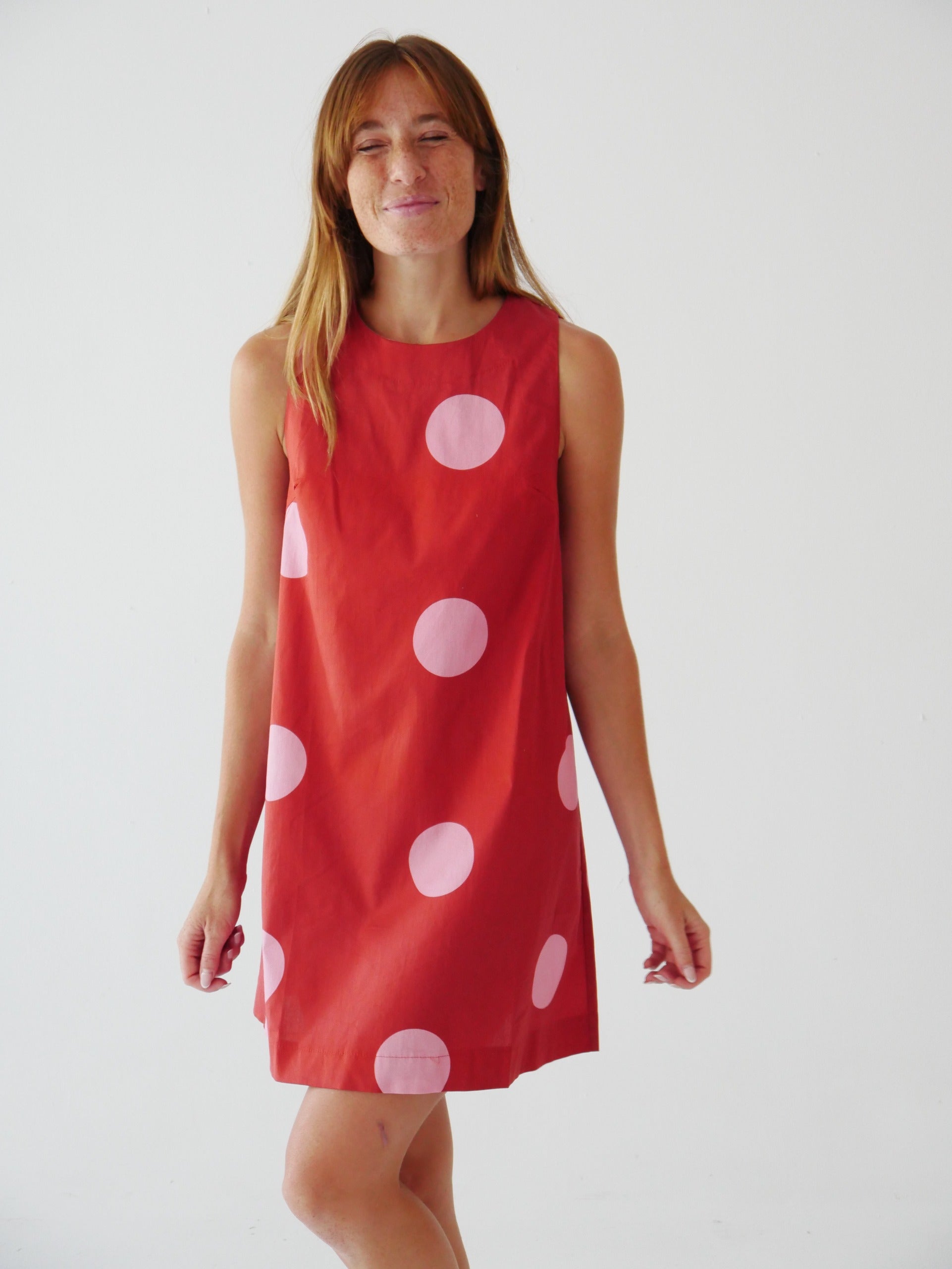 Macarena Burgundy Dress