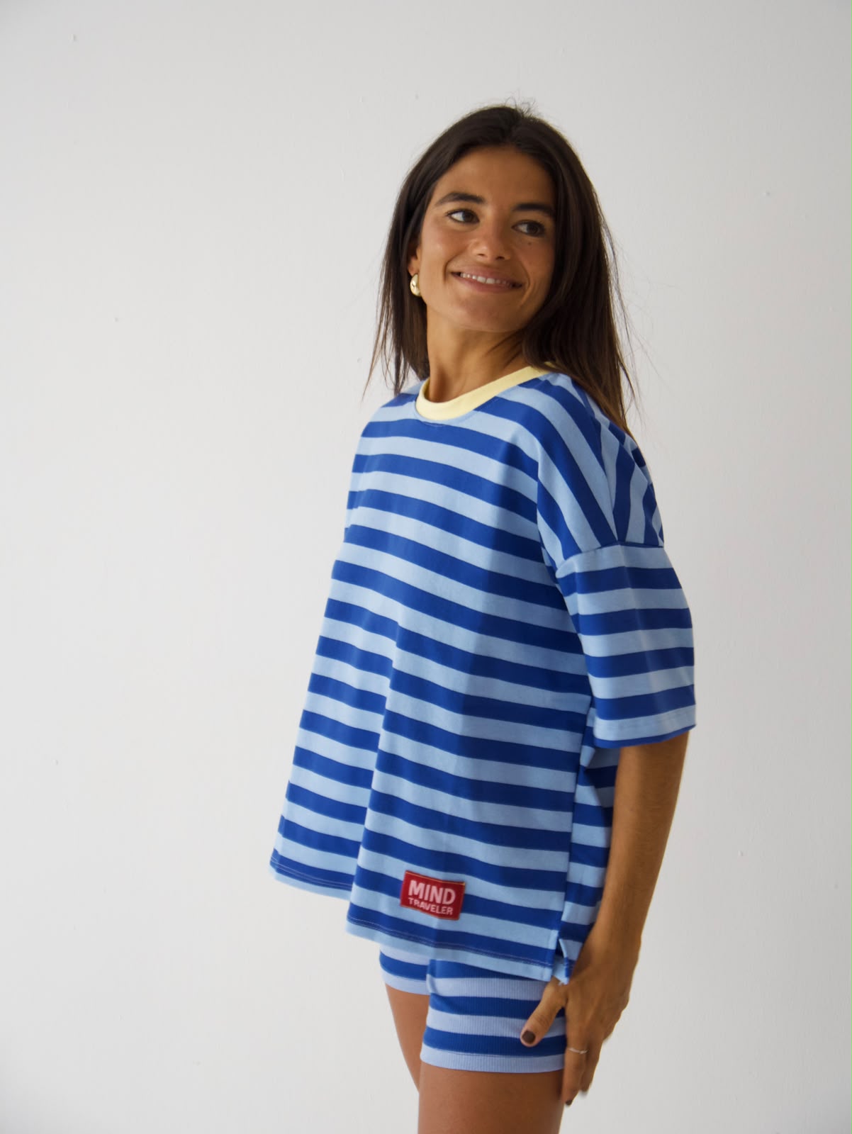 Nunu Light Blue and Blue T-Shirt
