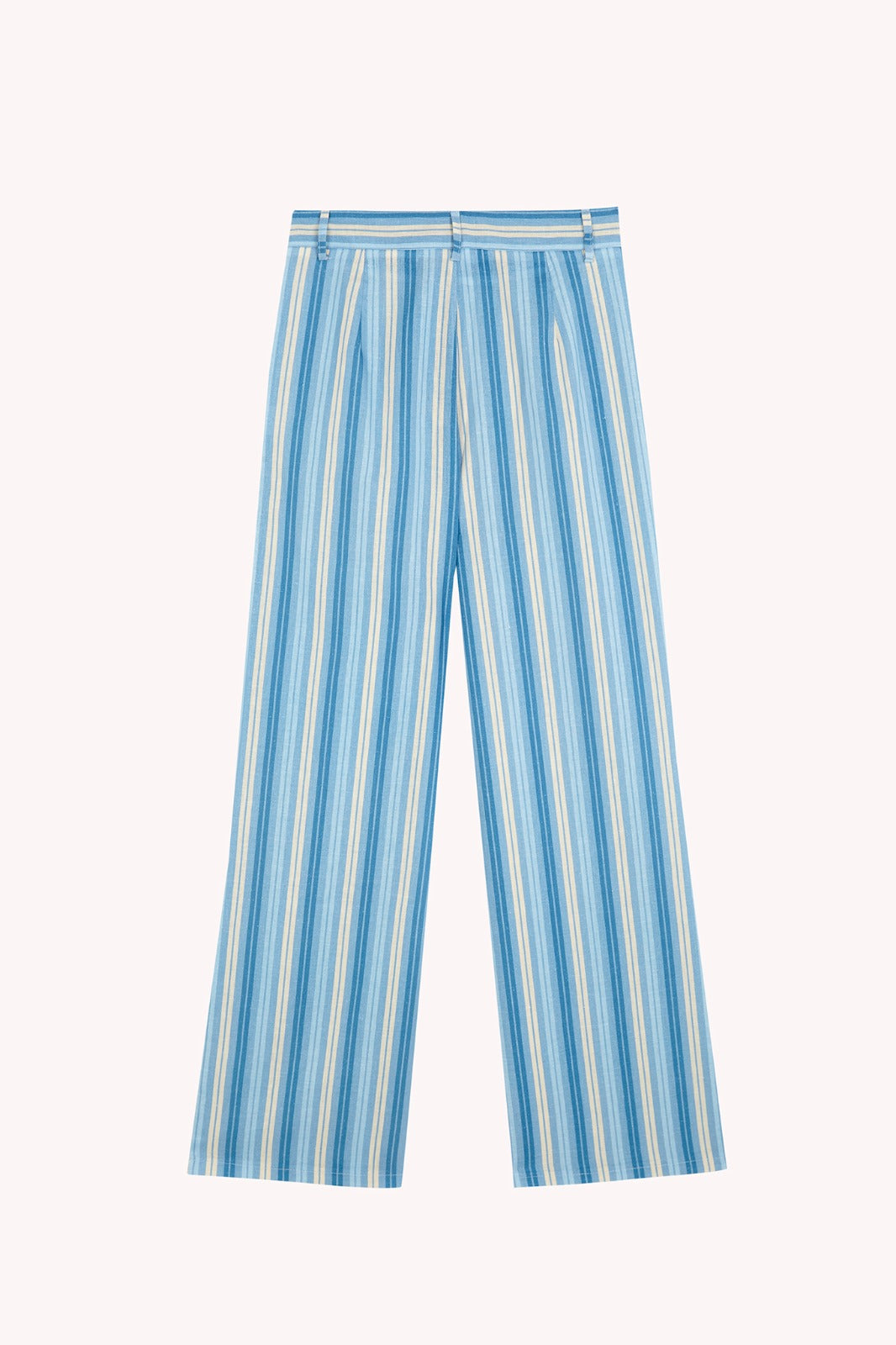Pantalón Ana Azul Lino