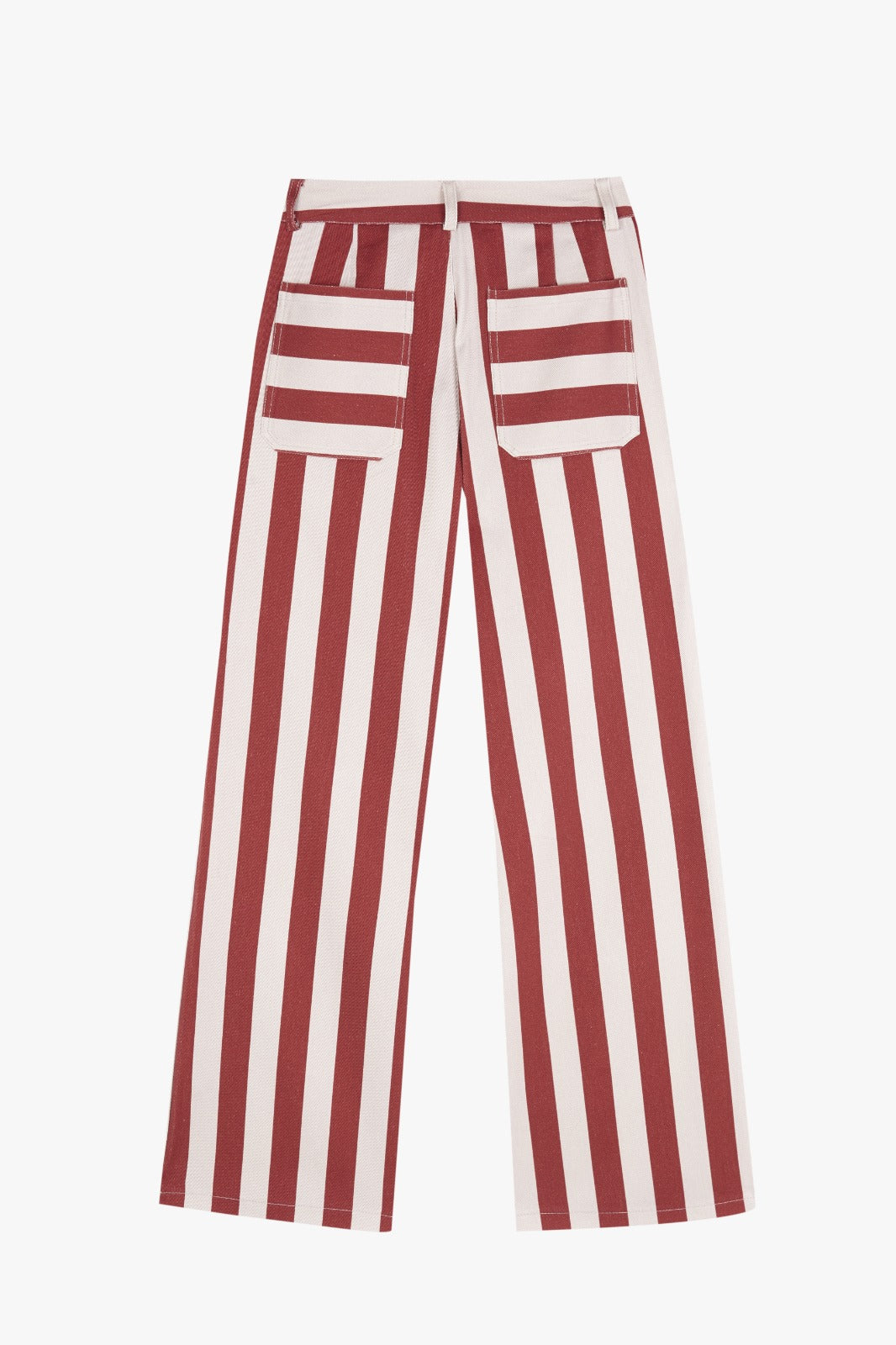 Valeria Burgundy Stripe Jeans