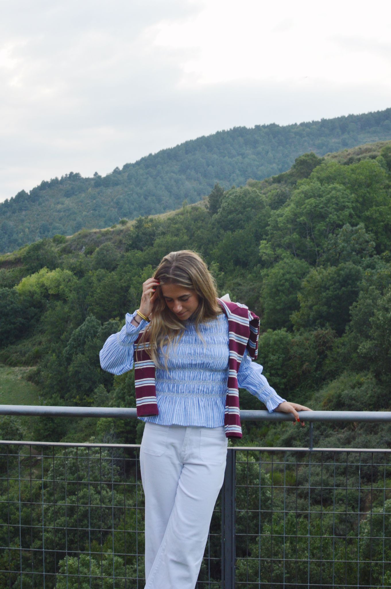 Rocío Blue Blouse