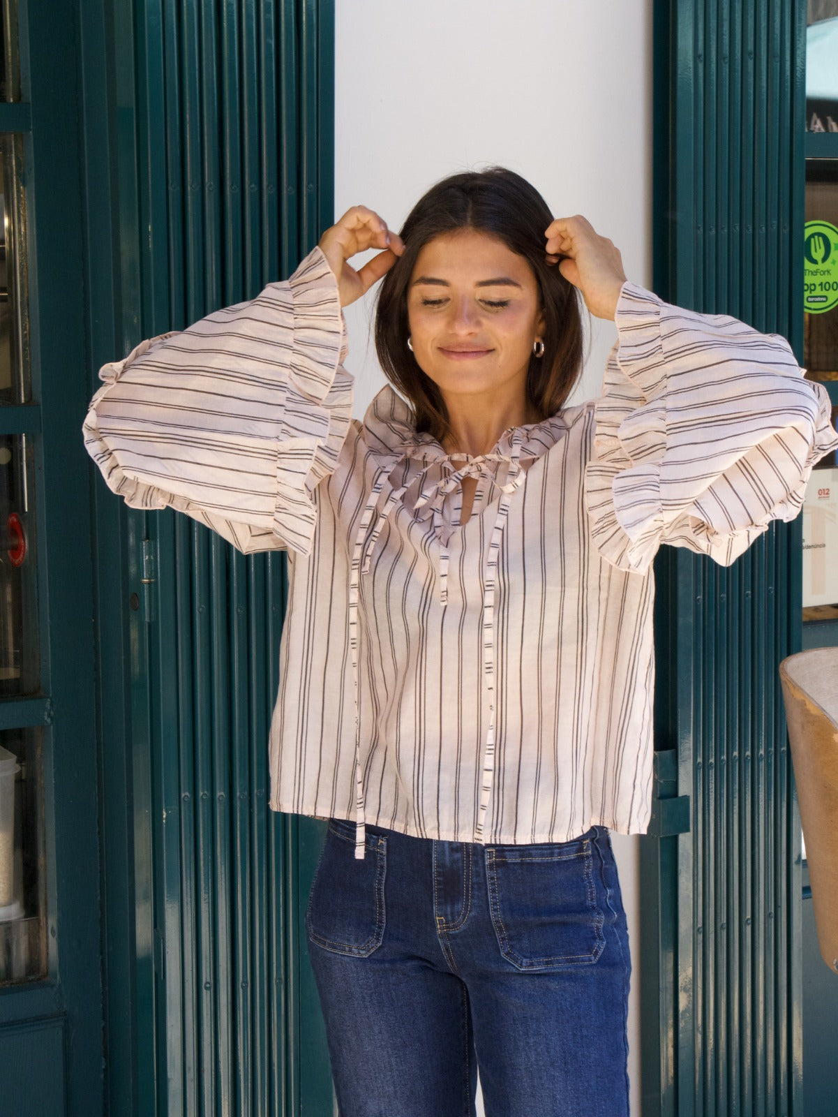 Alicia Coral Blouse