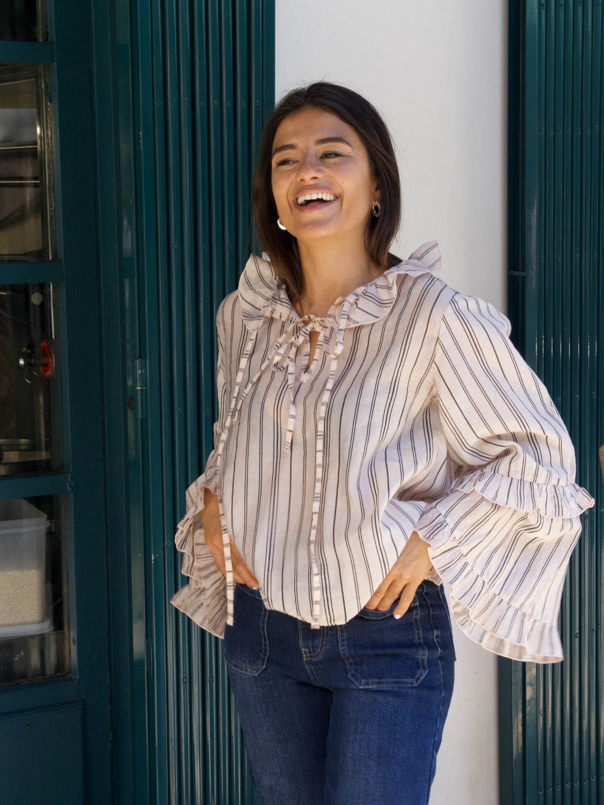 Alicia Coral Blouse