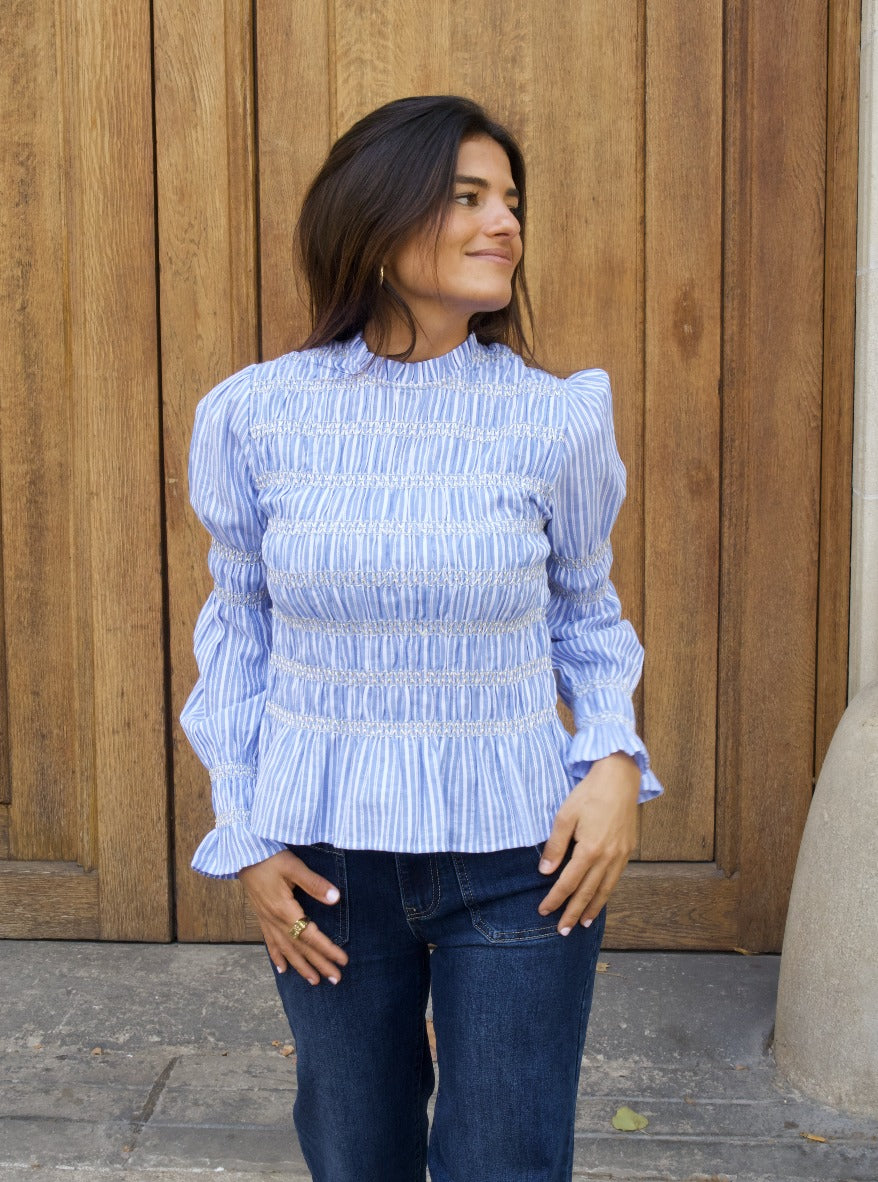 Blusa Rocío Azul