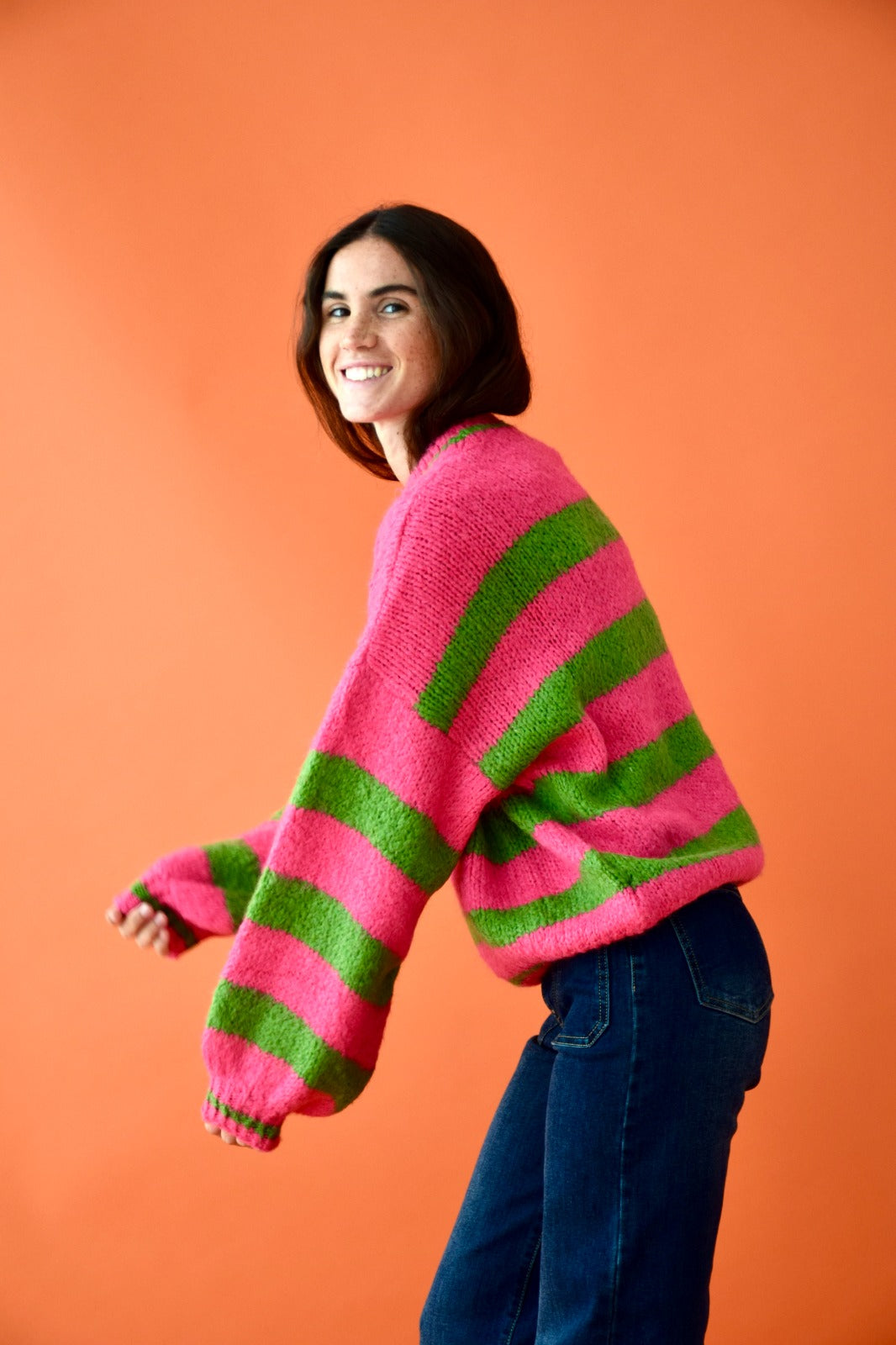 Jersey Aura Fucsia y Verde