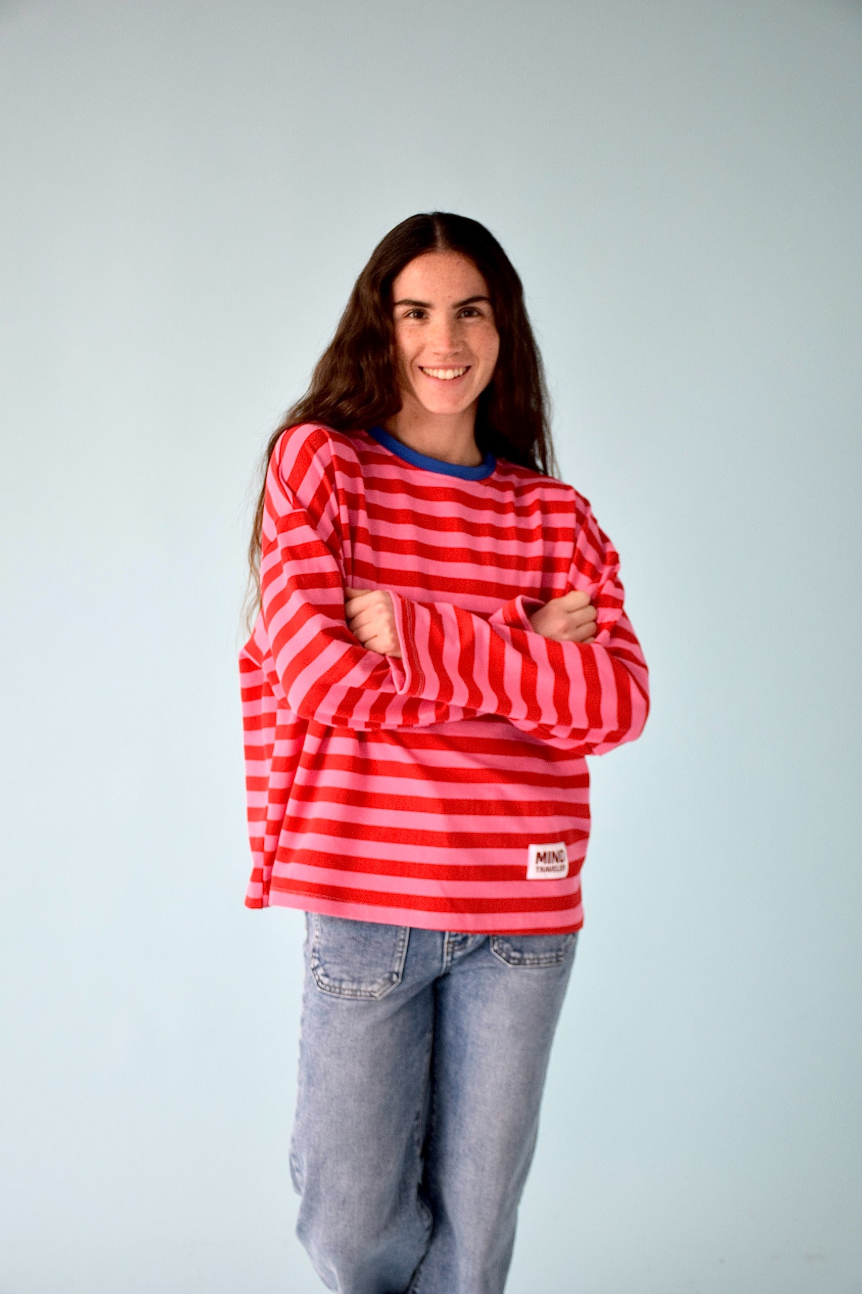 Núria Pink and Red T-shirt